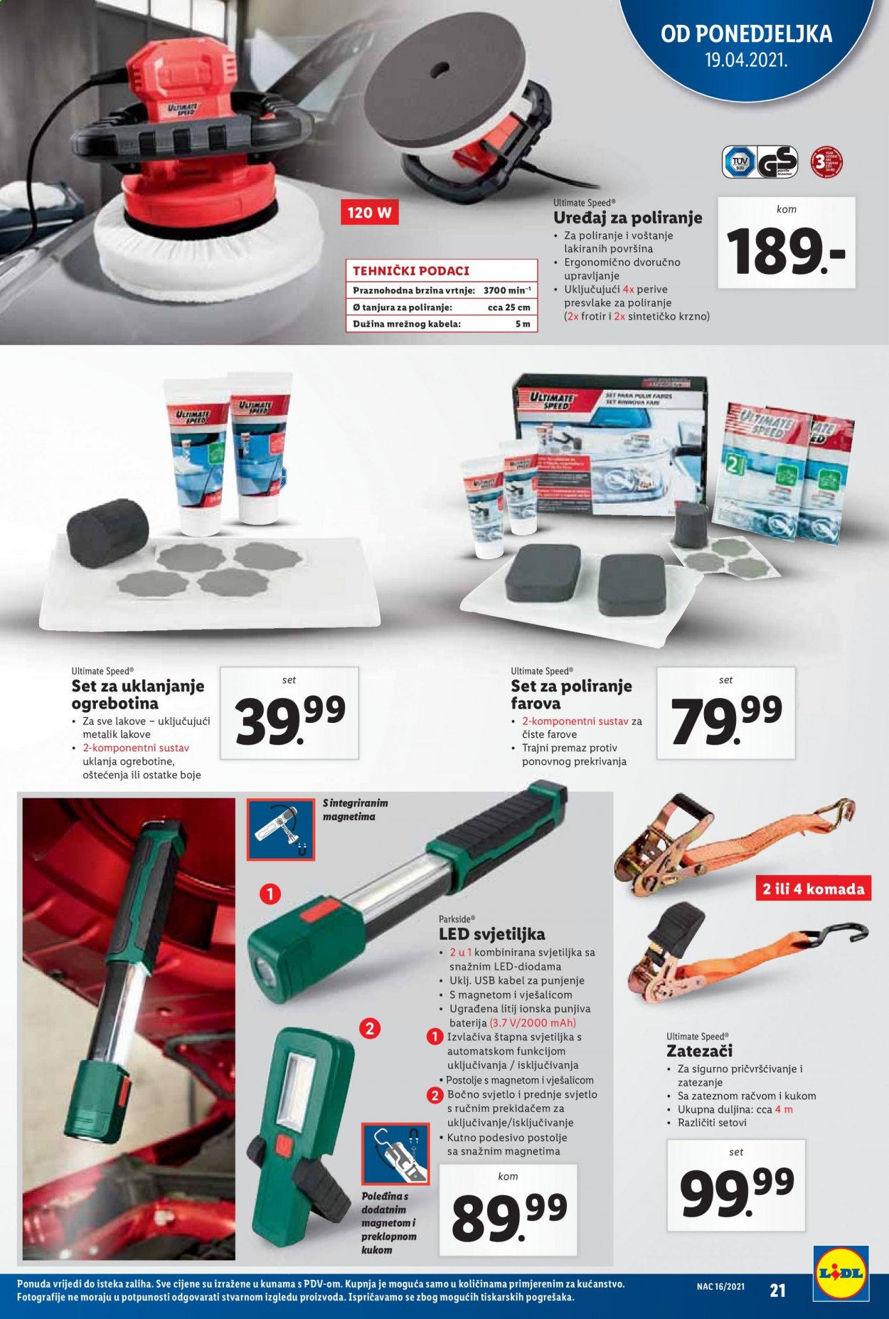 Lidl katalog - 19.04.2021. - 25.04.2021. Stranica 21