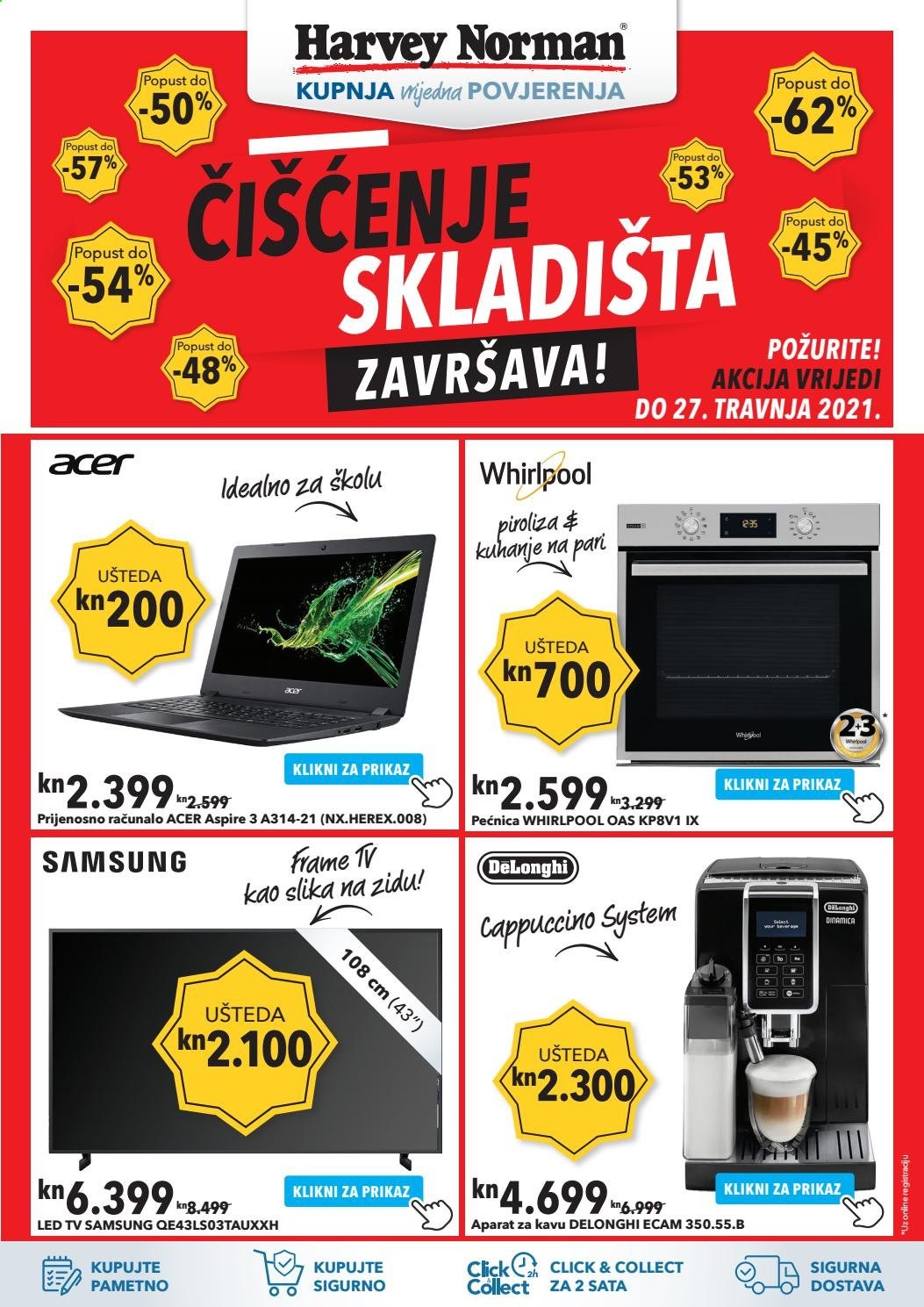 Harvey Norman katalog - 20.04.2021. - 27.04.2021. Stranica 1
