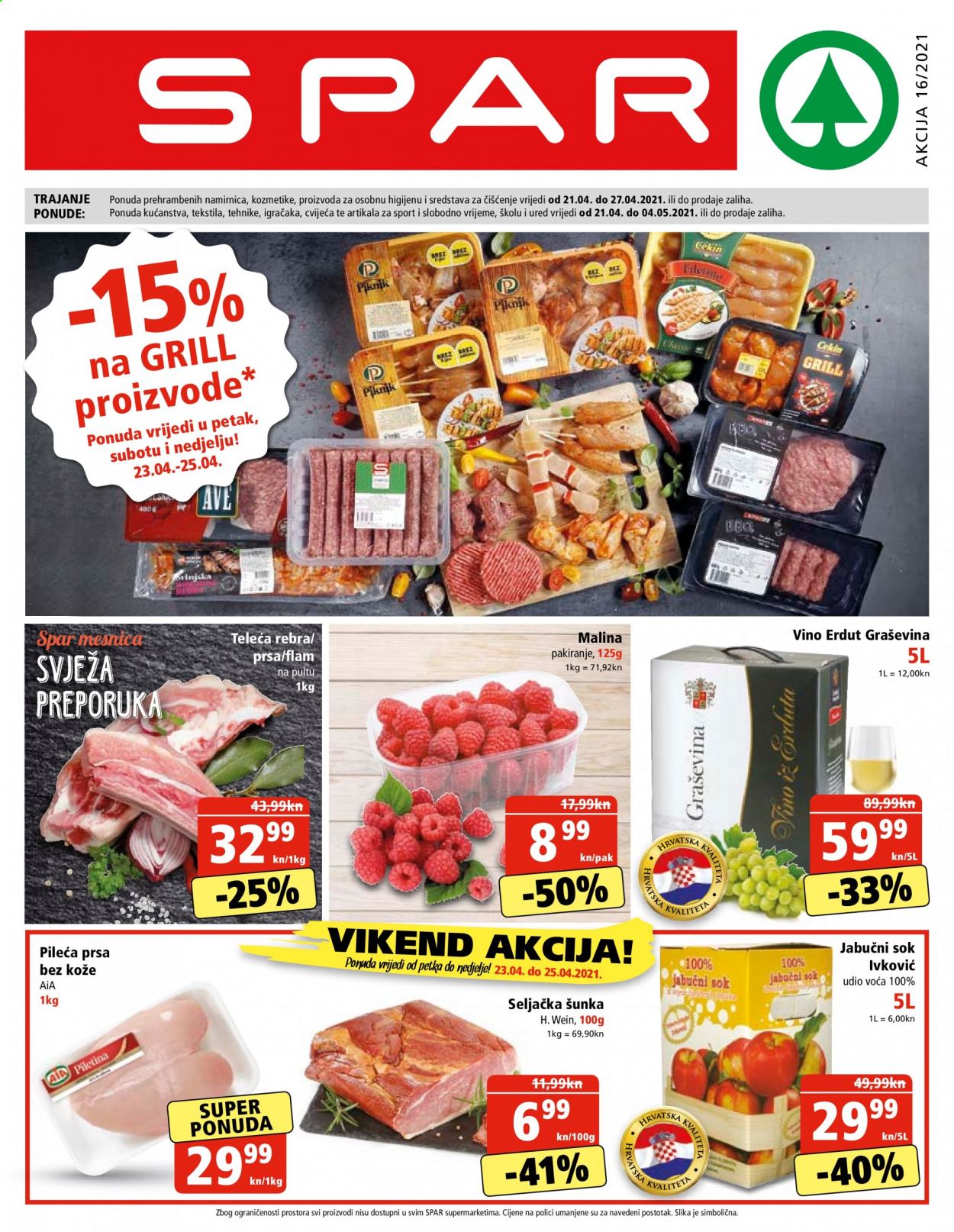 SPAR katalog - 21.04.2021. - 27.04.2021. Stranica 1