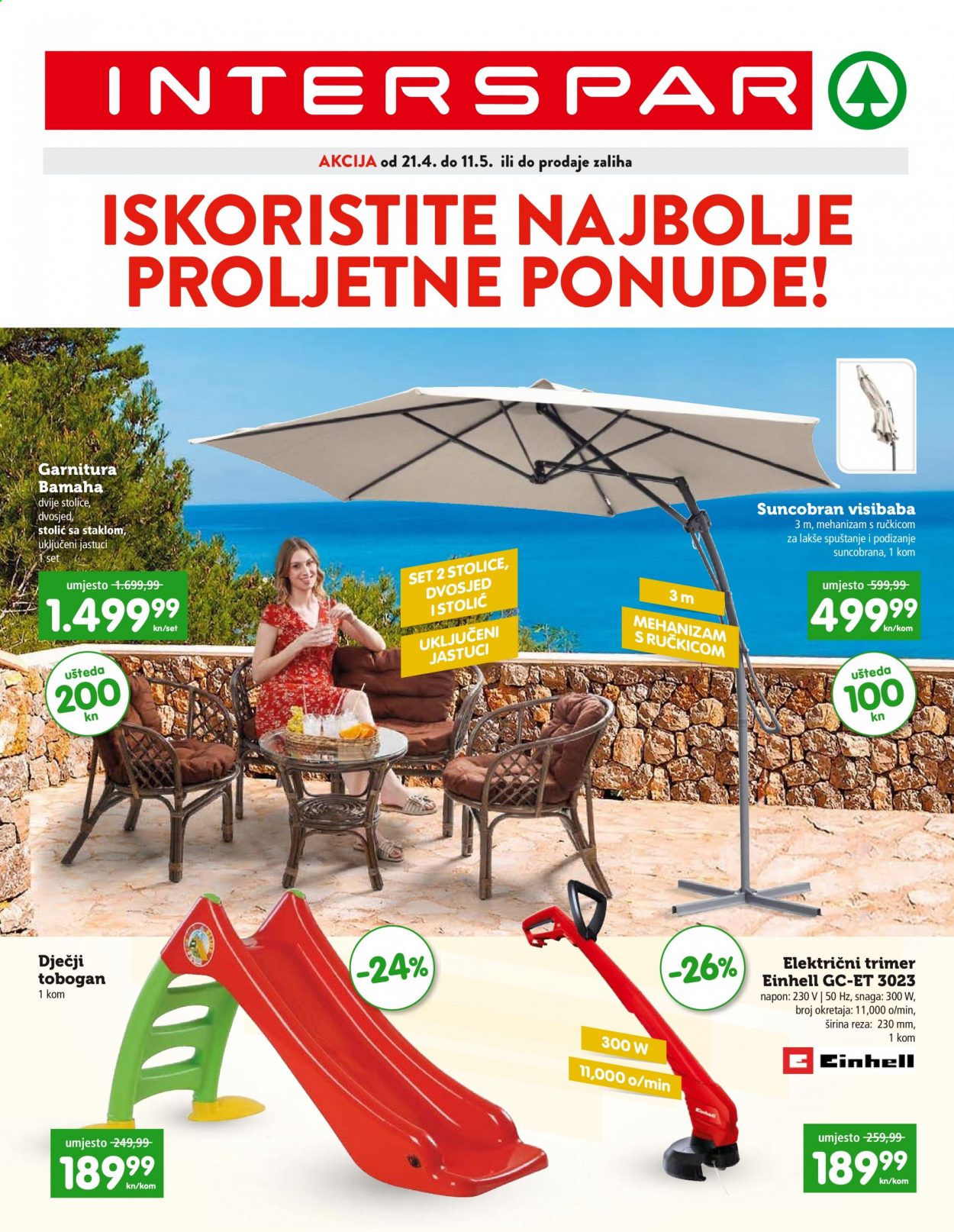 INTERSPAR katalog - 21.04.2021. - 11.05.2021. Stranica 1