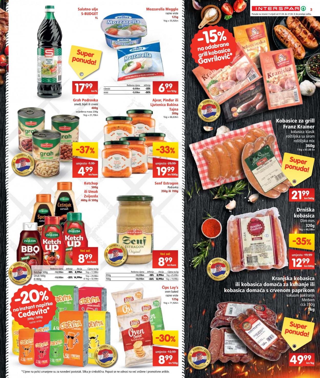 INTERSPAR katalog - 21.04.2021. - 27.04.2021. Stranica 3