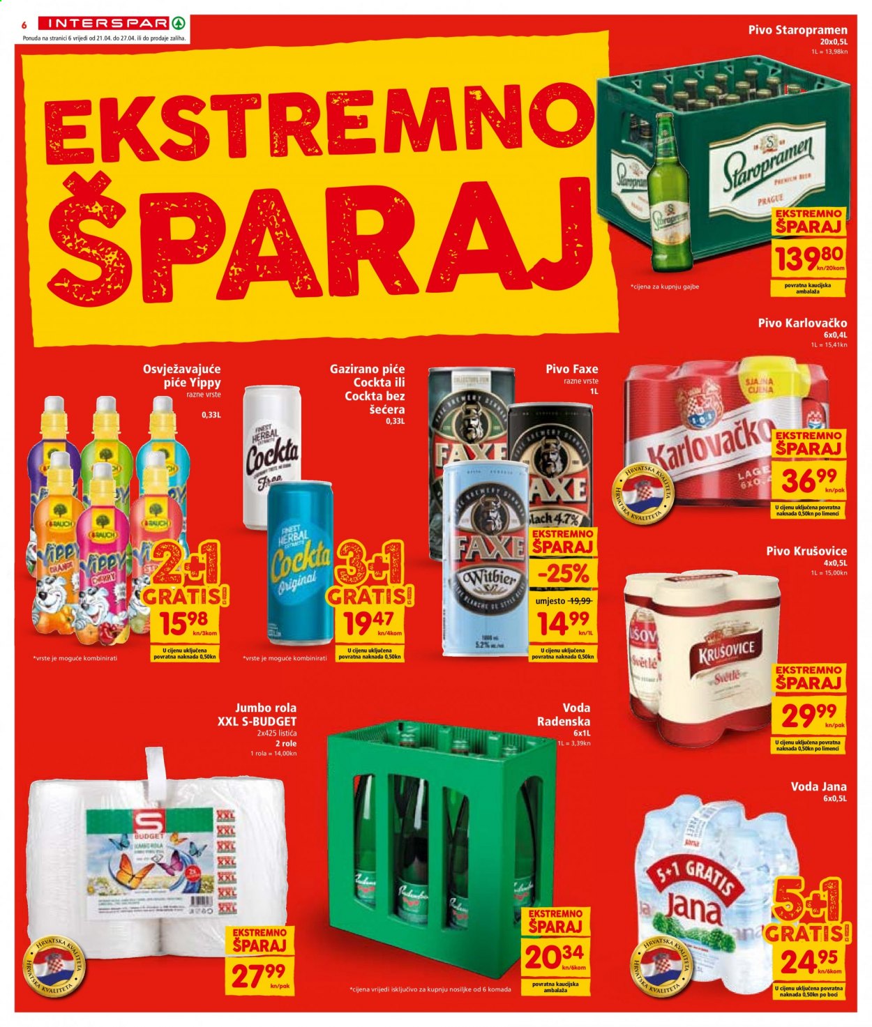 INTERSPAR katalog - 21.04.2021. - 27.04.2021. Stranica 6