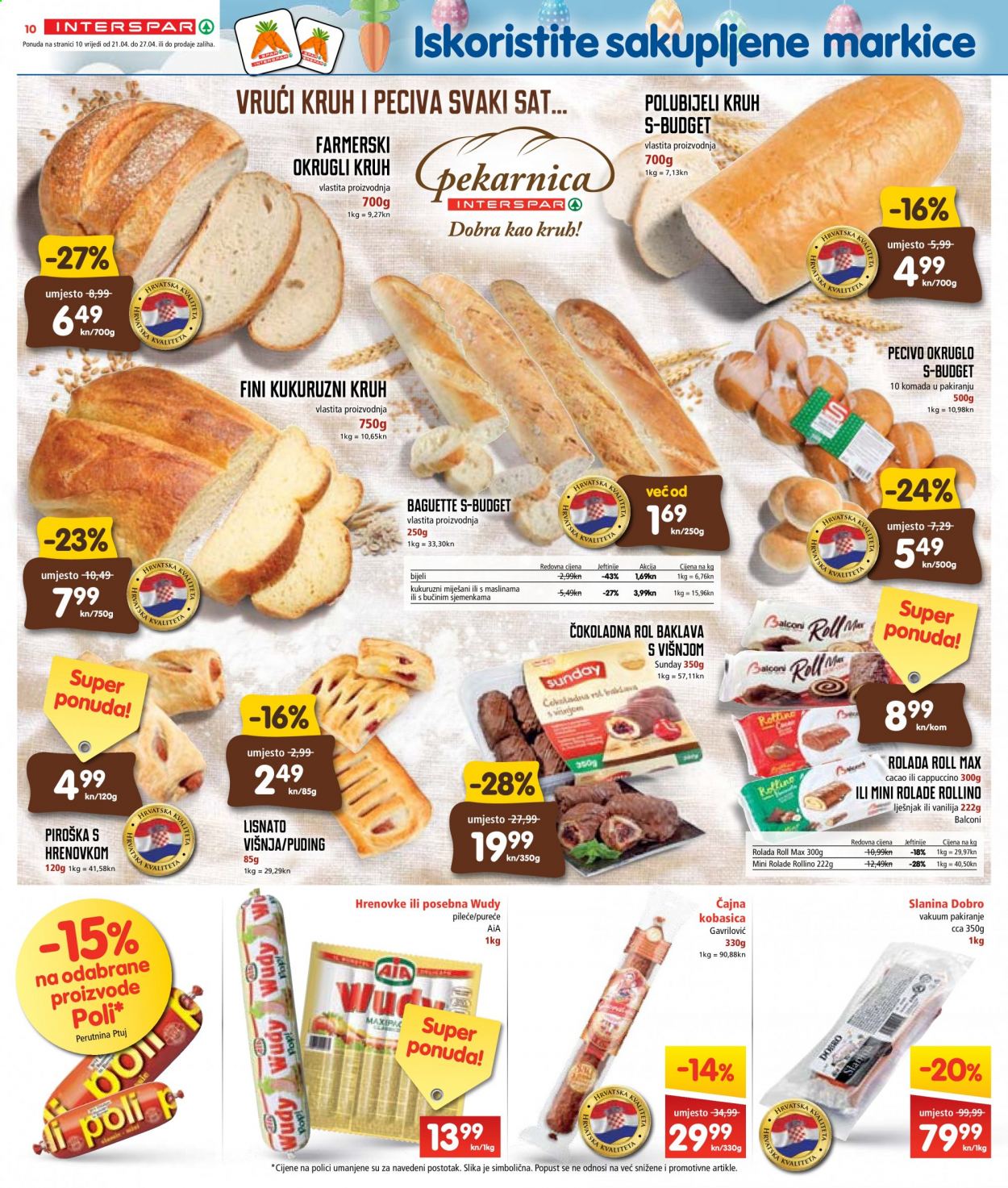 INTERSPAR katalog - 21.04.2021. - 27.04.2021. Stranica 10