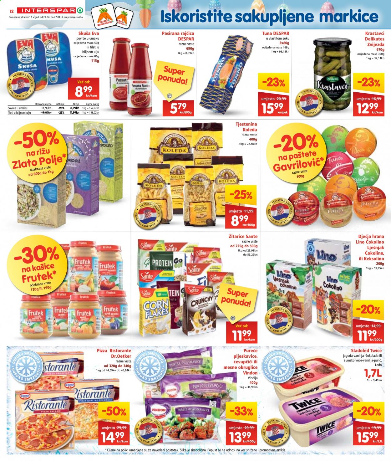 INTERSPAR katalog - 21.04.2021. - 27.04.2021. Stranica 12