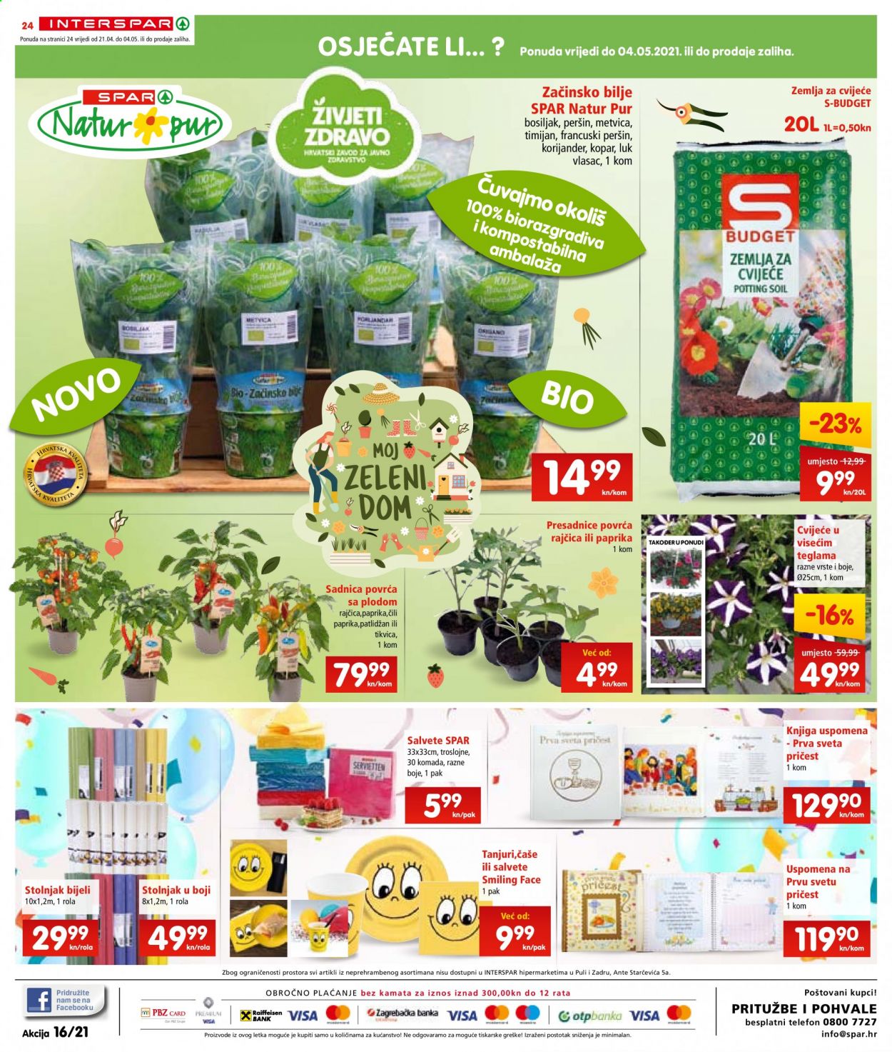 INTERSPAR katalog - 21.04.2021. - 27.04.2021. Stranica 24