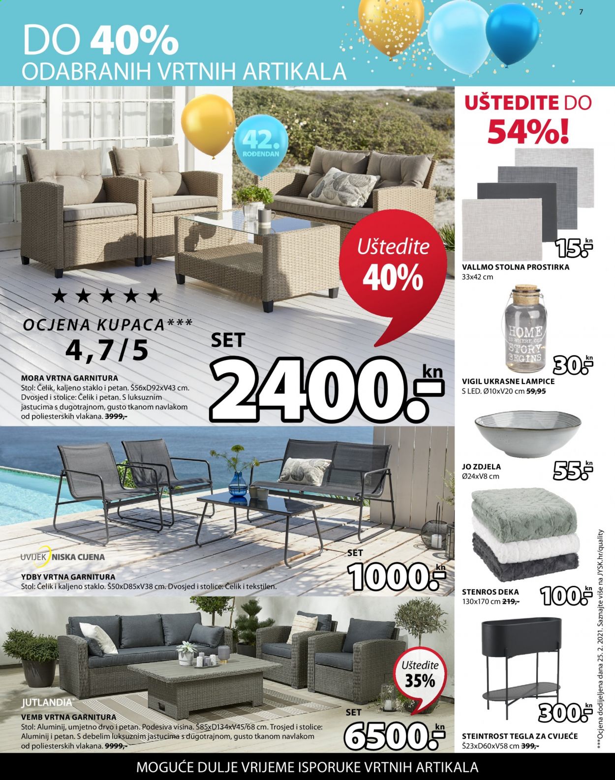 JYSK katalog - 22.04.2021. - 05.05.2021. Stranica 7