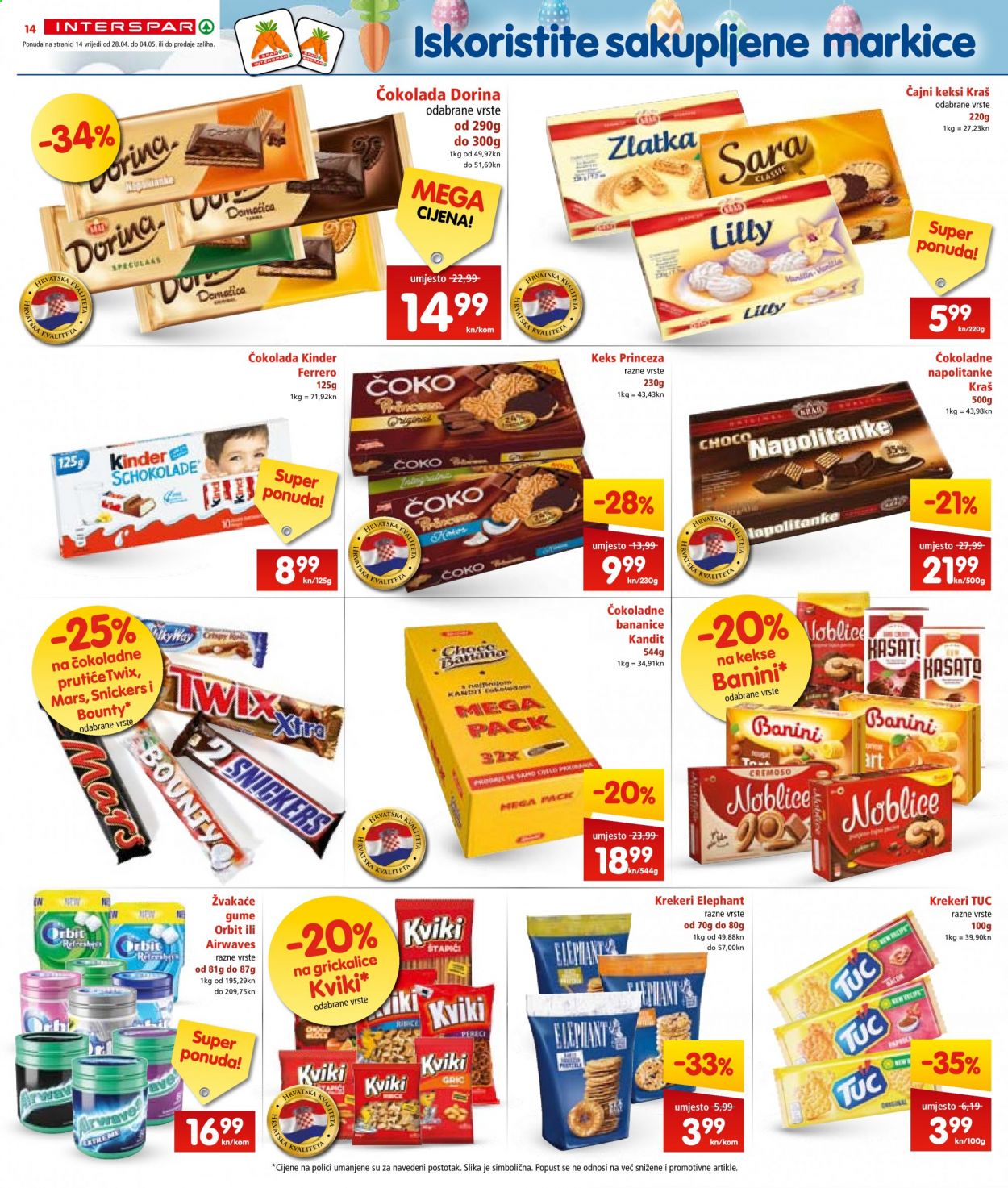 INTERSPAR katalog - 28.04.2021. - 04.05.2021. Stranica 14