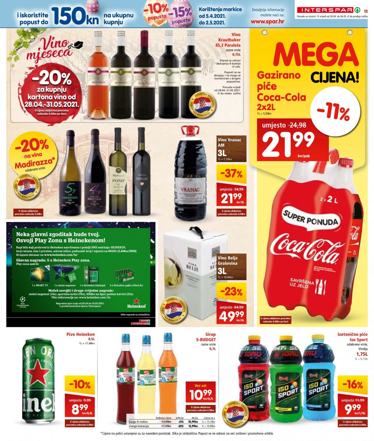 INTERSPAR katalog - 28.04.2021. - 04.05.2021. Stranica 15