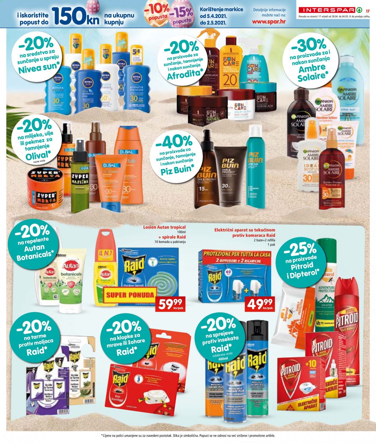 INTERSPAR katalog - 28.04.2021. - 04.05.2021. Stranica 17
