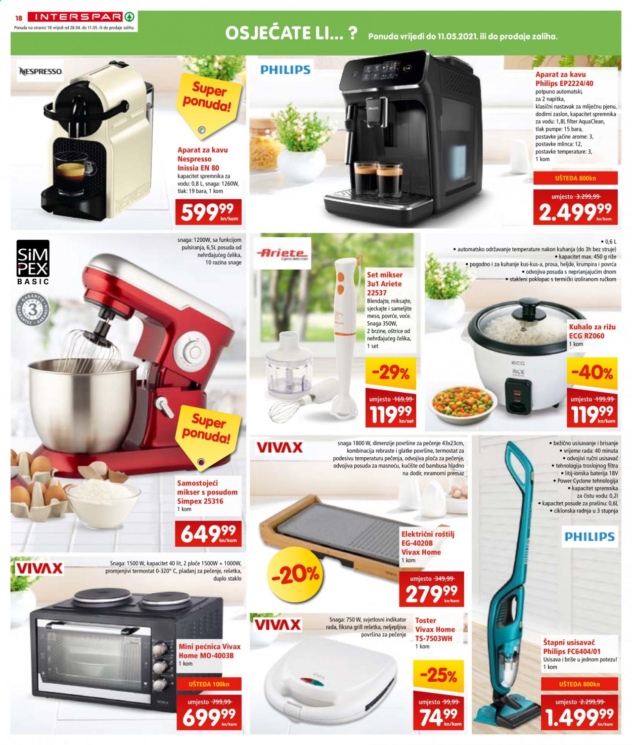 INTERSPAR katalog - 28.04.2021. - 04.05.2021. Stranica 18