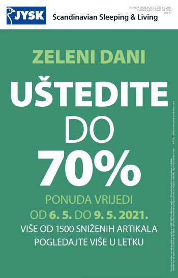 JYSK katalog - 06.05.2021. - 09.05.2021.