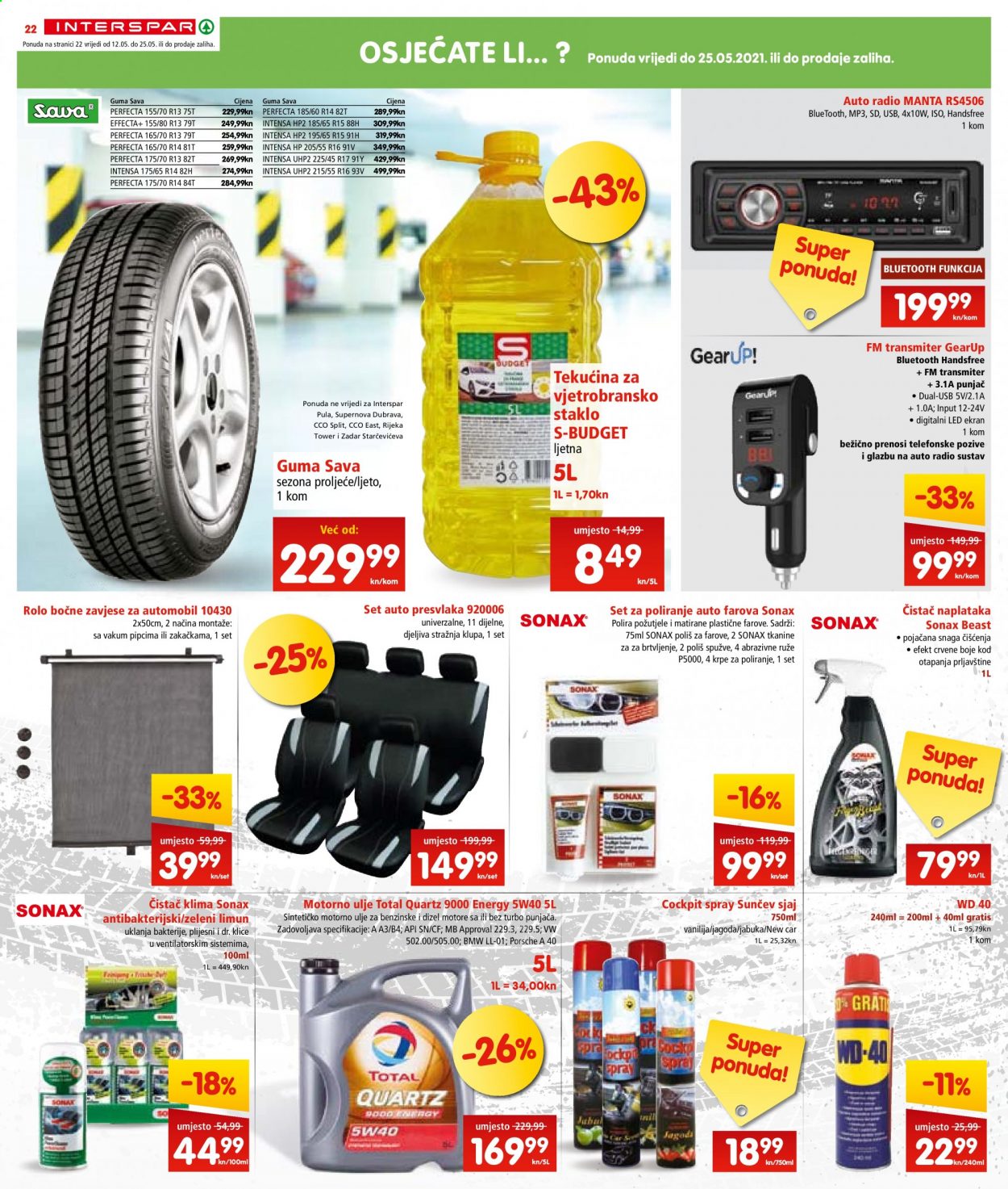 INTERSPAR katalog - 12.05.2021. - 18.05.2021. Stranica 22