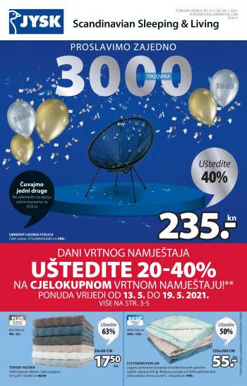 JYSK katalog - 13.05.2021. - 26.05.2021.