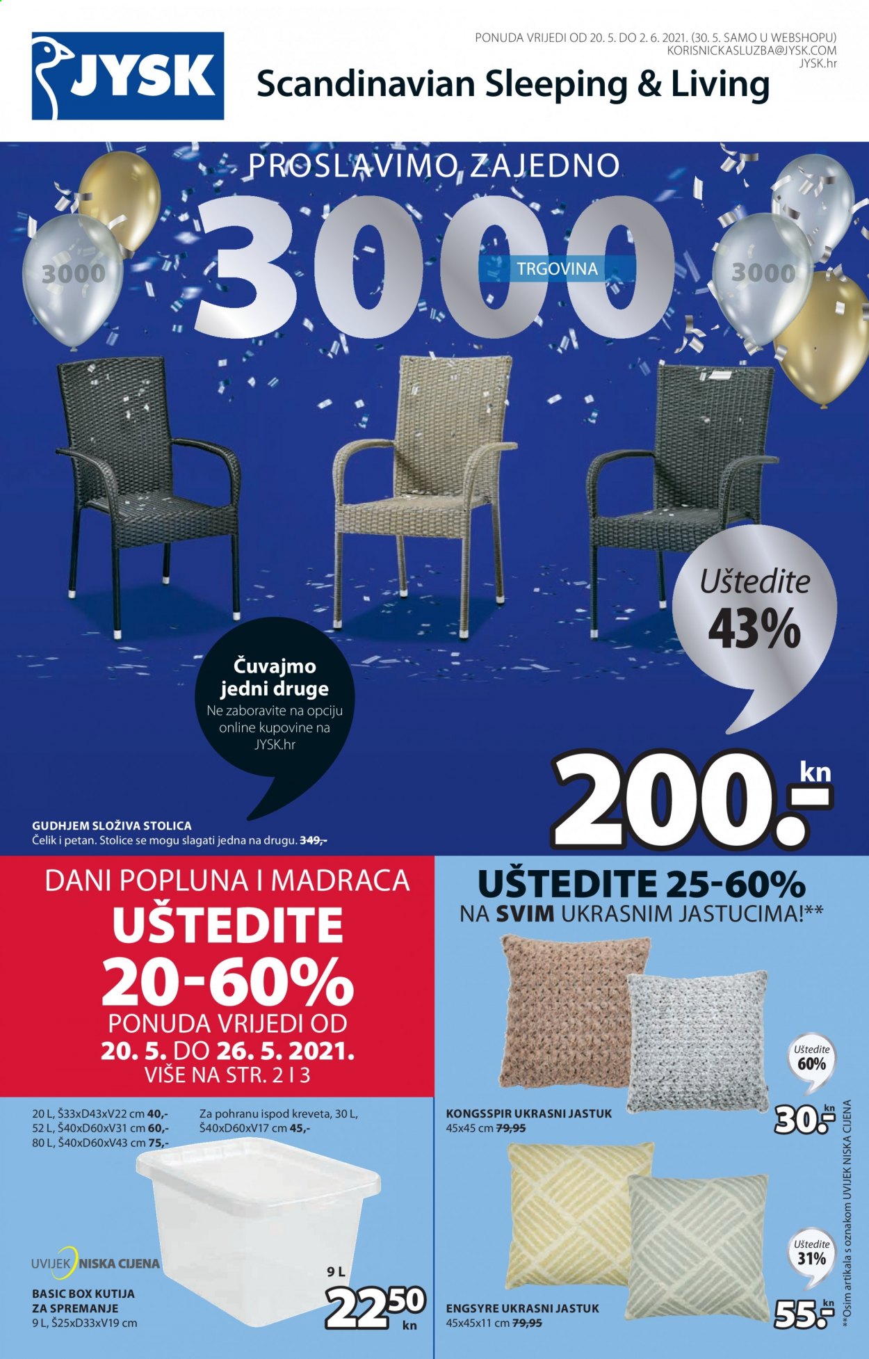 JYSK katalog - 20.05.2021. - 02.06.2021. Stranica 1