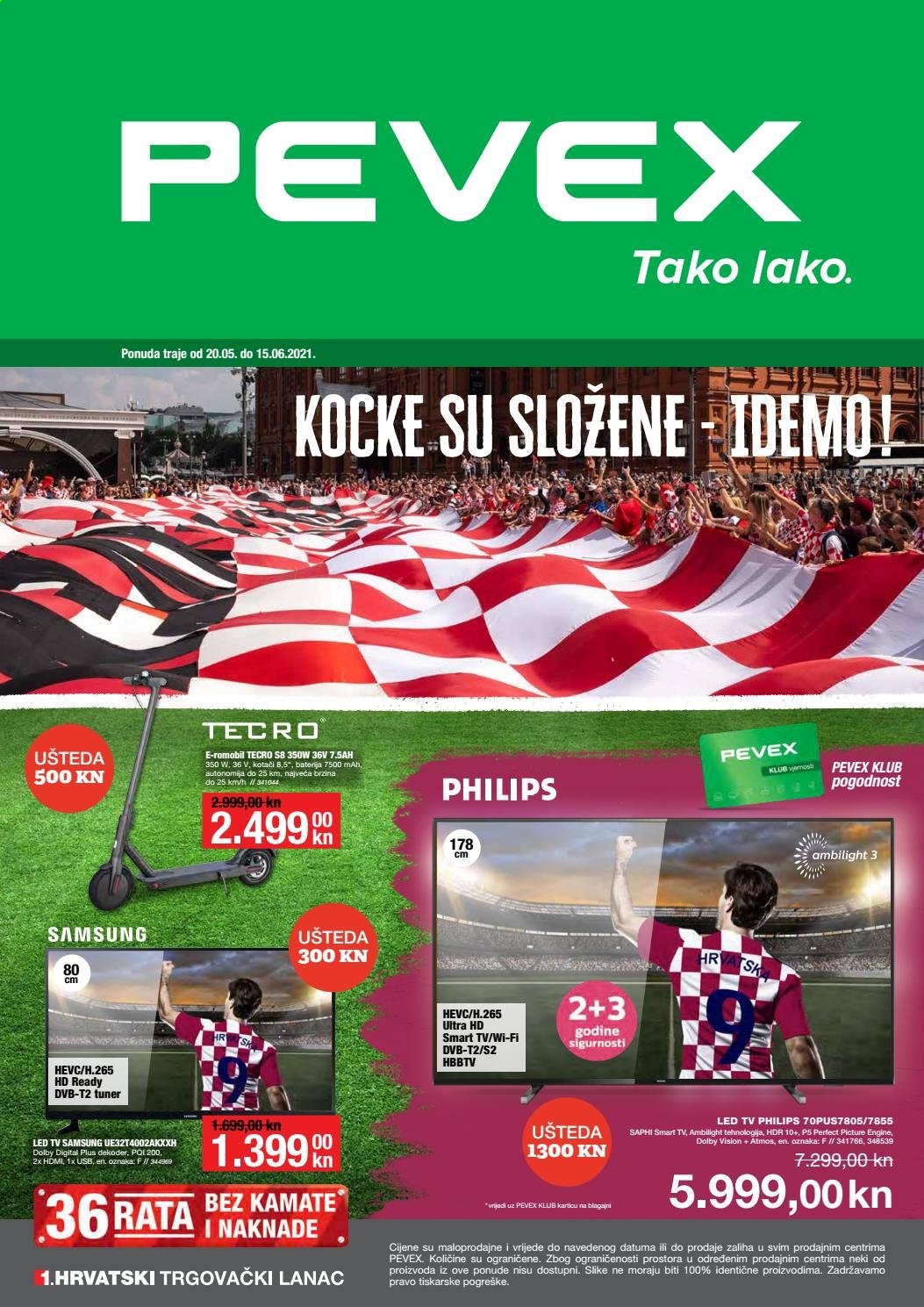 Pevex katalog - 20.05.2021. - 15.06.2021. Stranica 1