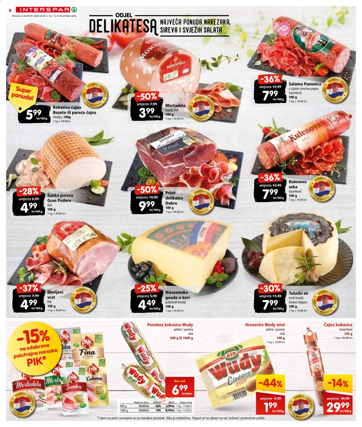 INTERSPAR katalog - 26.05.2021. - 01.06.2021. Stranica 8