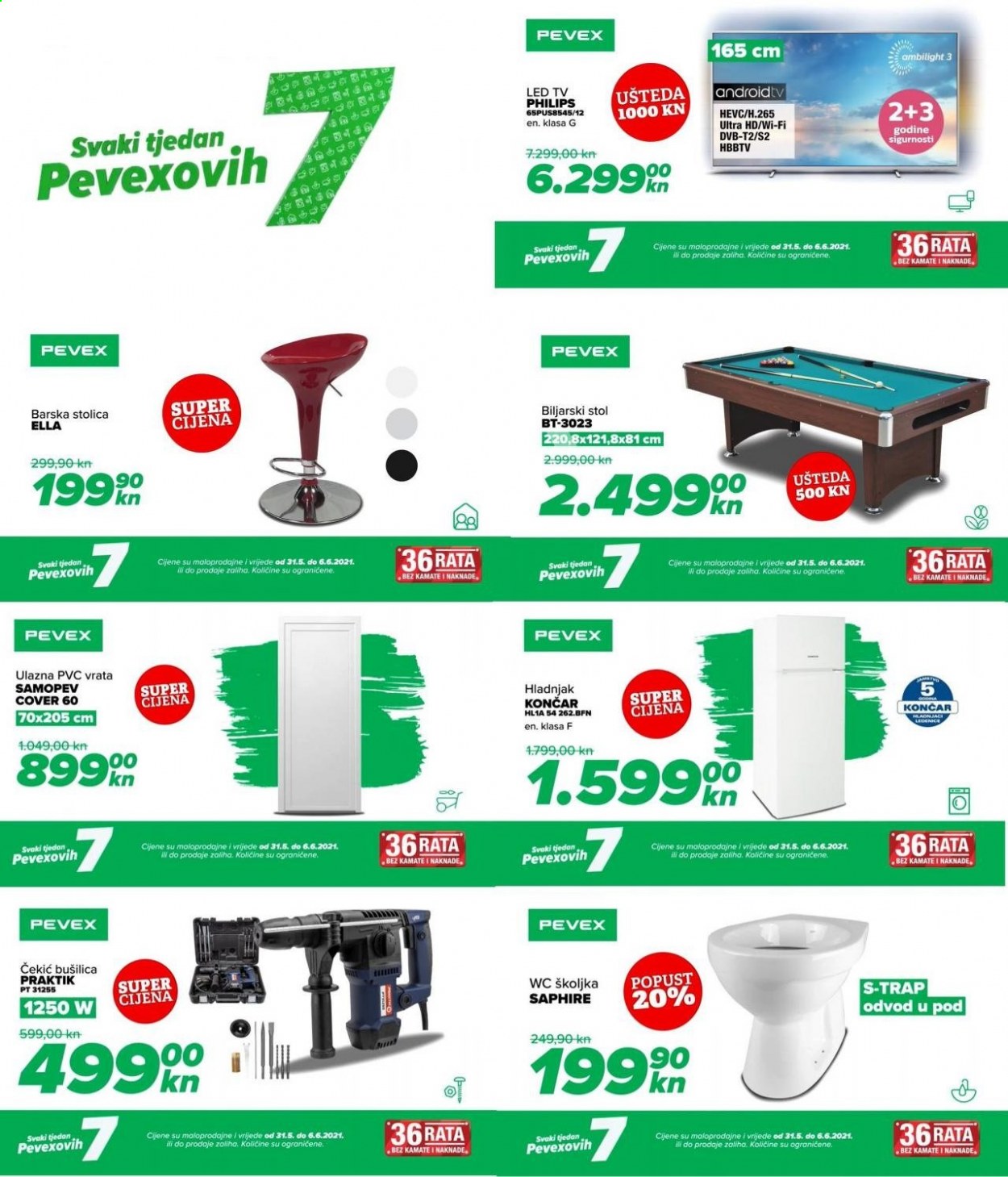 Pevex katalog - 31.05.2021. - 06.06.2021. Stranica 1