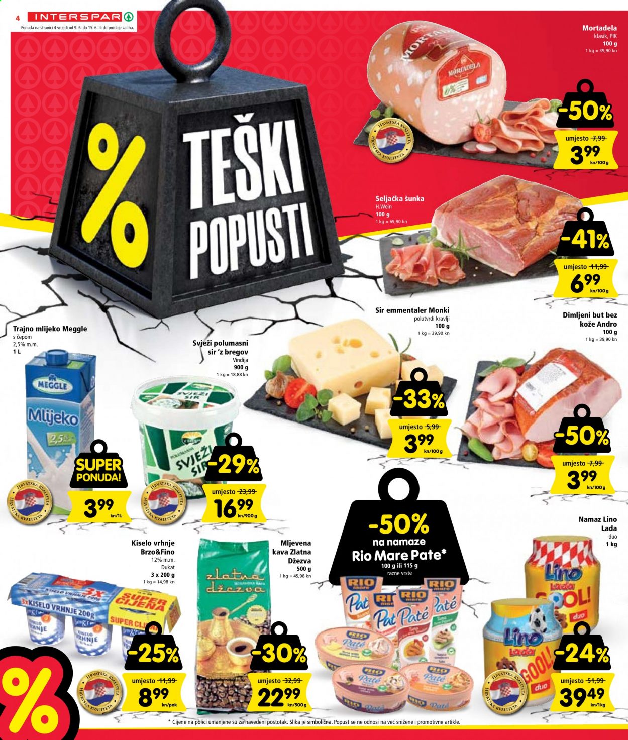 INTERSPAR katalog - 09.06.2021. - 15.06.2021. Stranica 4