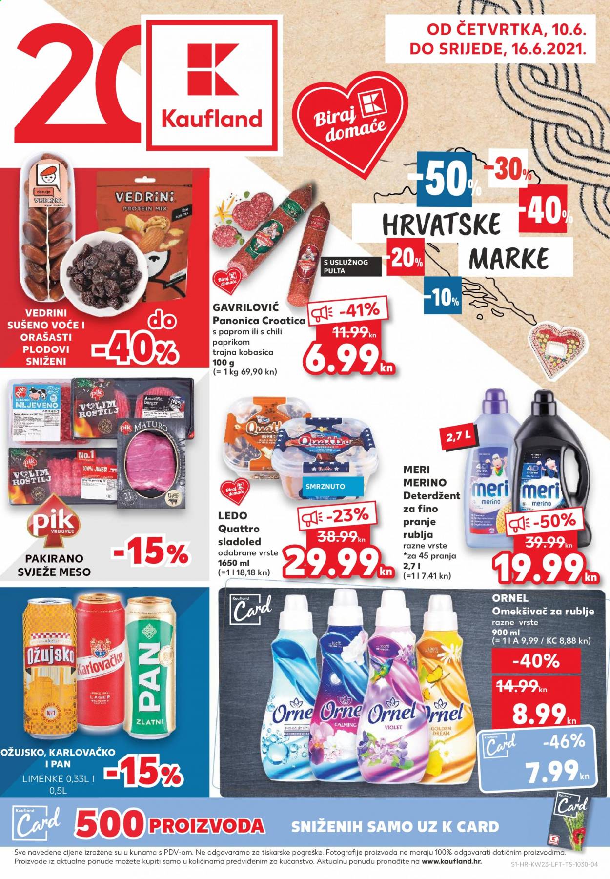 Kaufland katalog - 10.06.2021. - 16.06.2021. Stranica 1