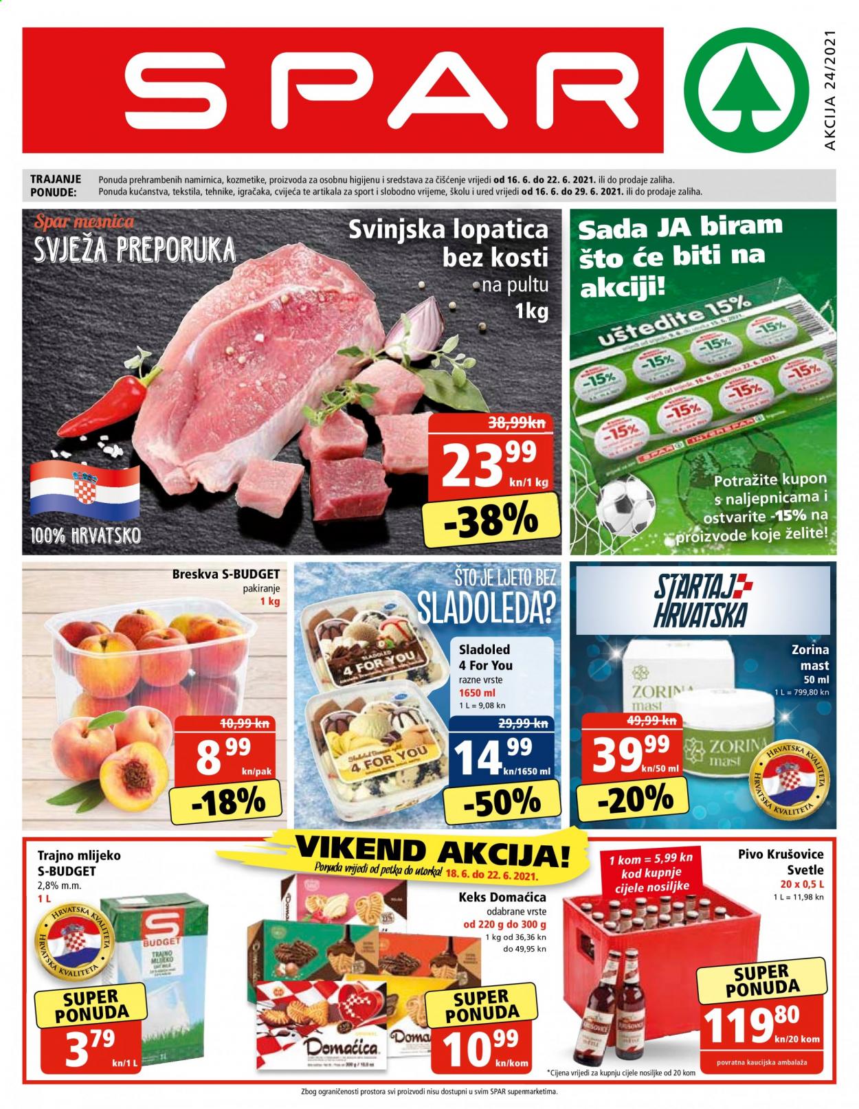 SPAR katalog - 16.06.2021. - 22.06.2021. Stranica 1