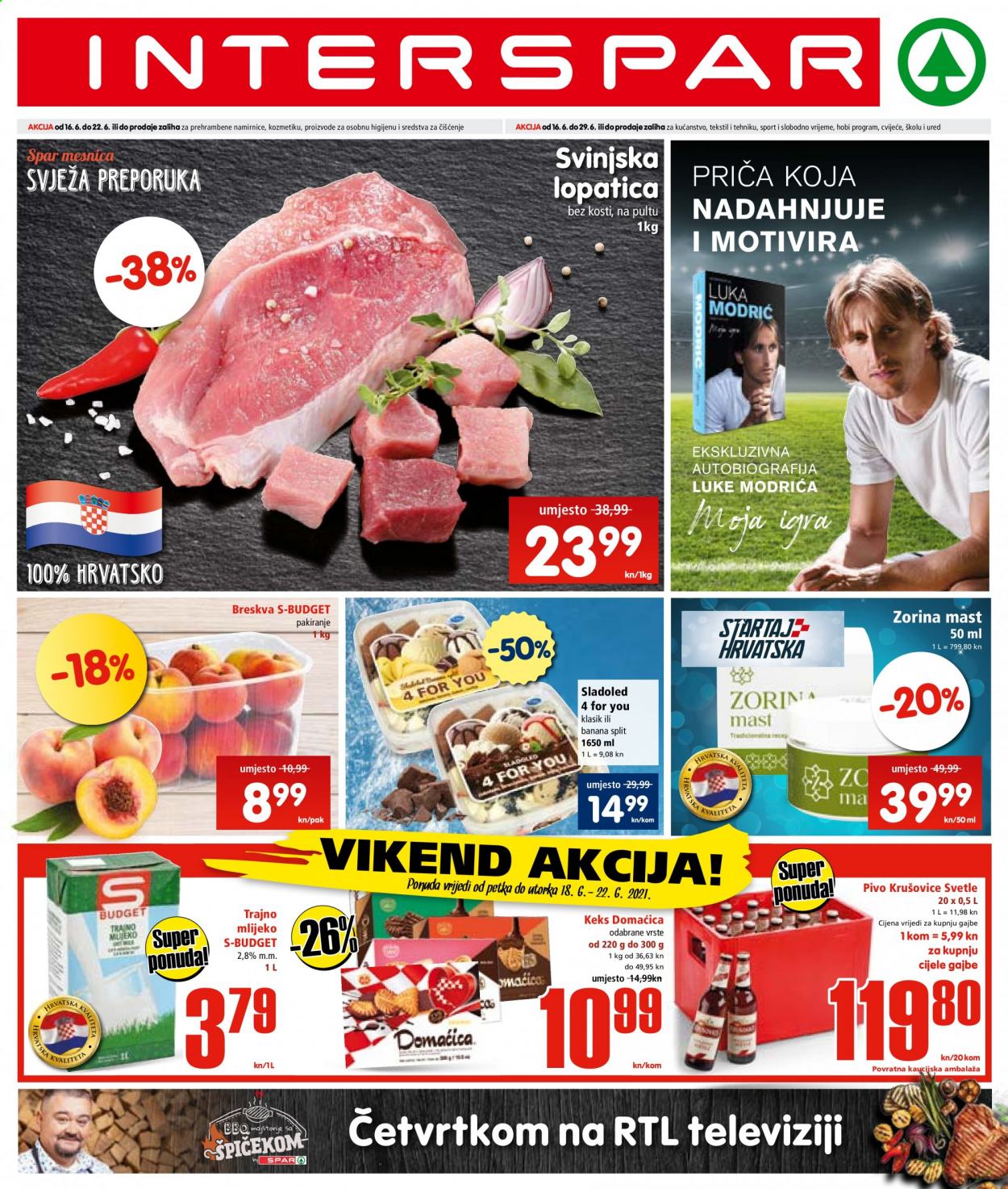 INTERSPAR katalog - 16.06.2021. - 22.06.2021. Stranica 1
