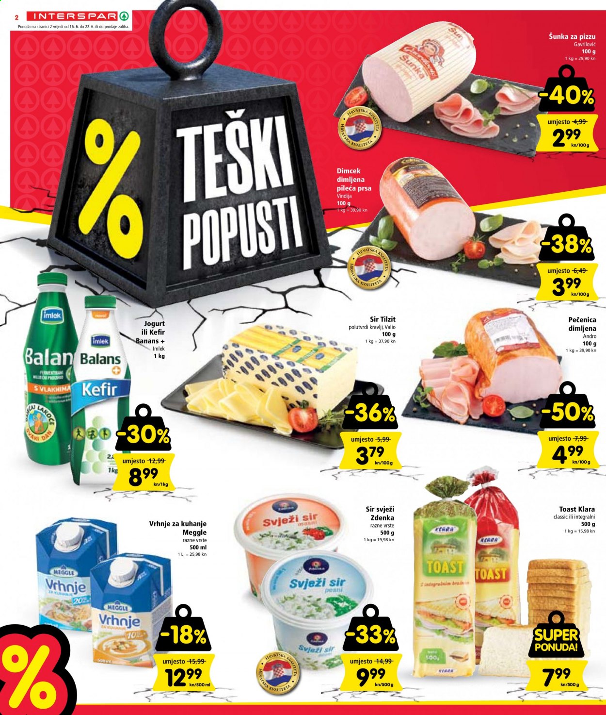 INTERSPAR katalog - 16.06.2021. - 22.06.2021. Stranica 2