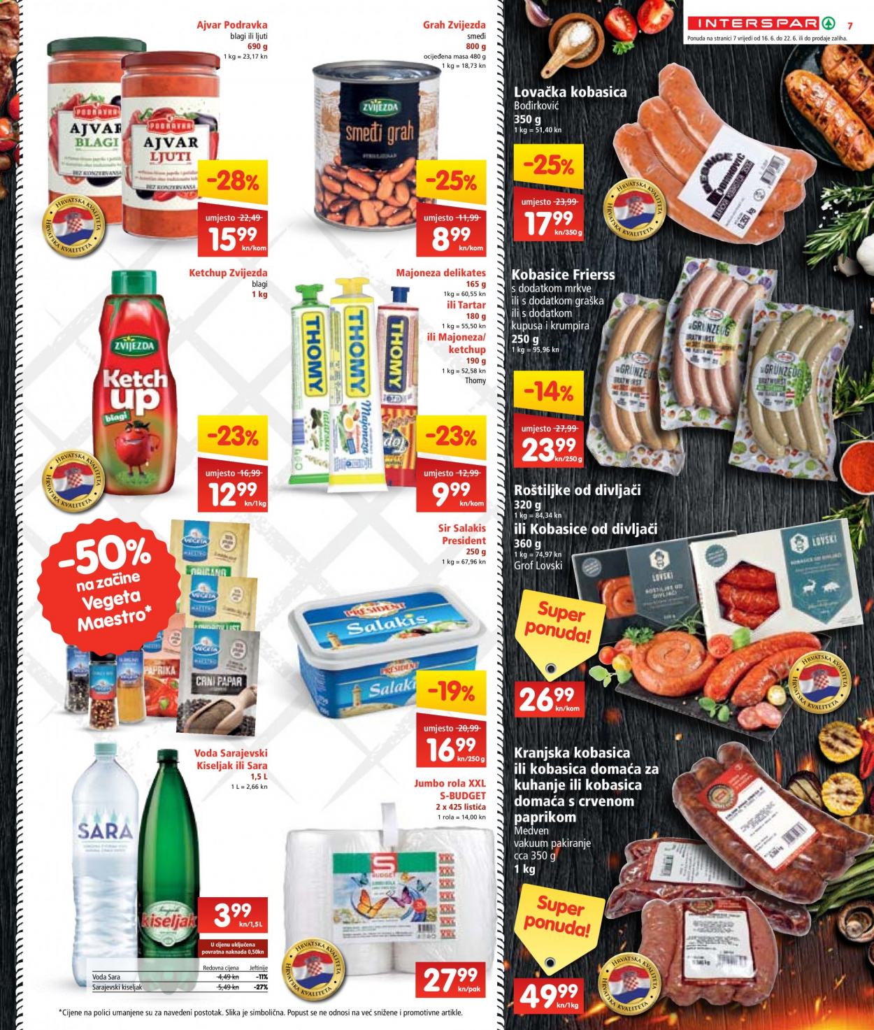 INTERSPAR katalog - 16.06.2021. - 22.06.2021. Stranica 7