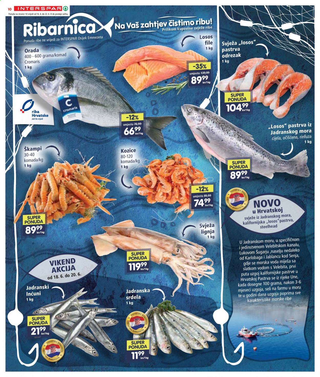INTERSPAR katalog - 16.06.2021. - 22.06.2021. Stranica 10
