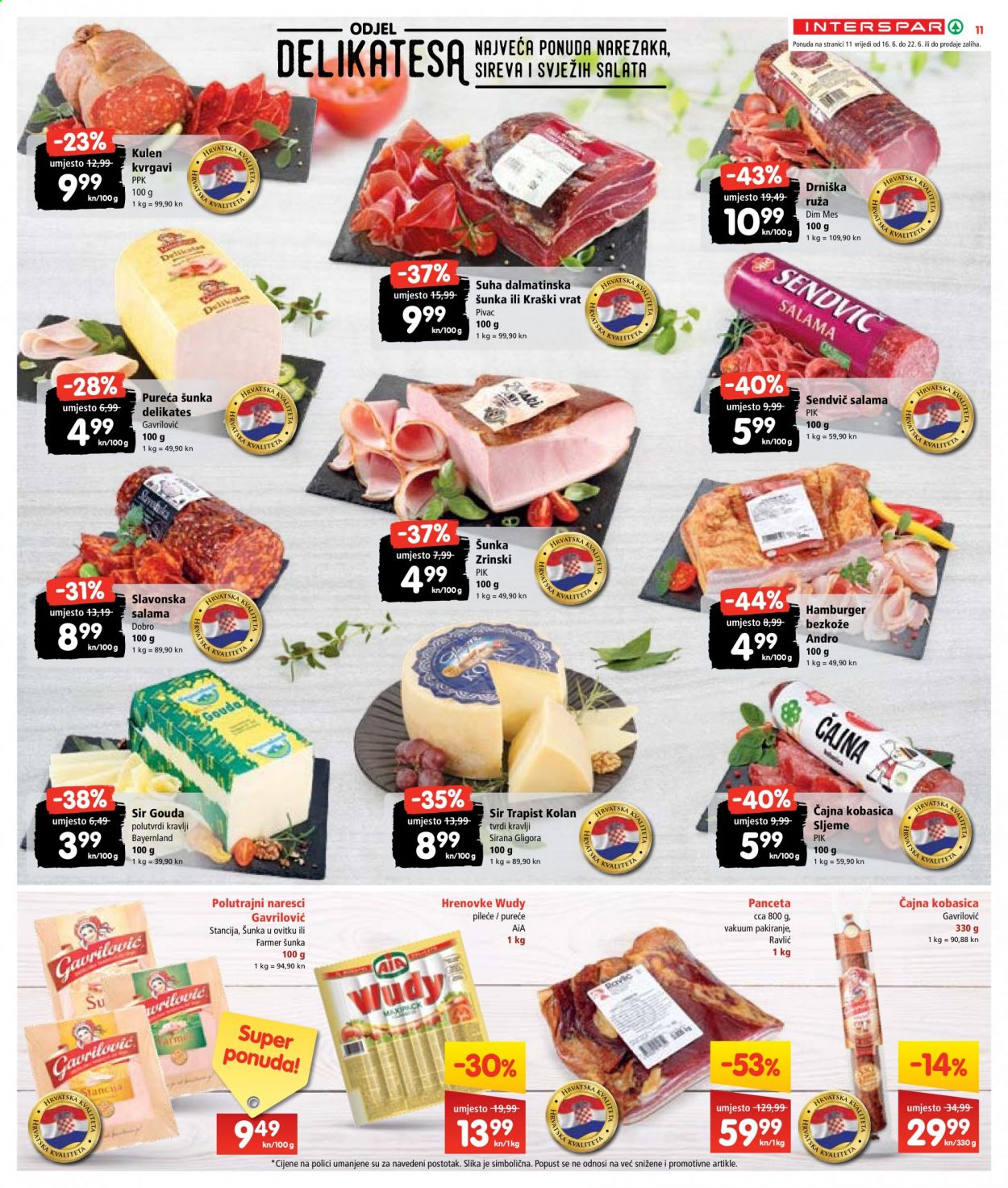 INTERSPAR katalog - 16.06.2021. - 22.06.2021. Stranica 11