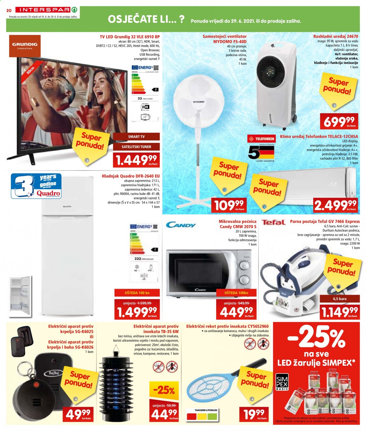 INTERSPAR katalog - 16.06.2021. - 22.06.2021. Stranica 20