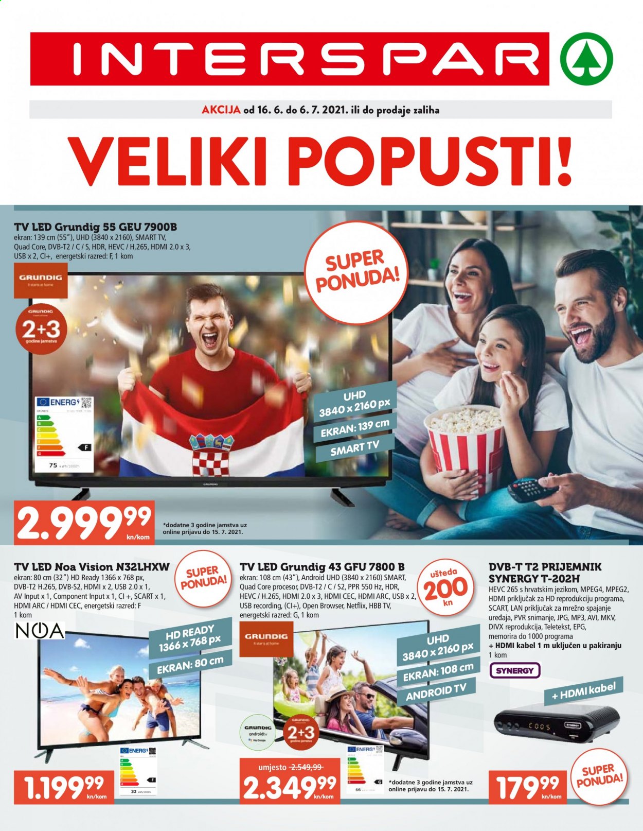 INTERSPAR katalog - 16.06.2021. - 06.07.2021. Stranica 1