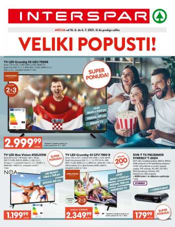 INTERSPAR katalog - 16.06.2021. - 06.07.2021.