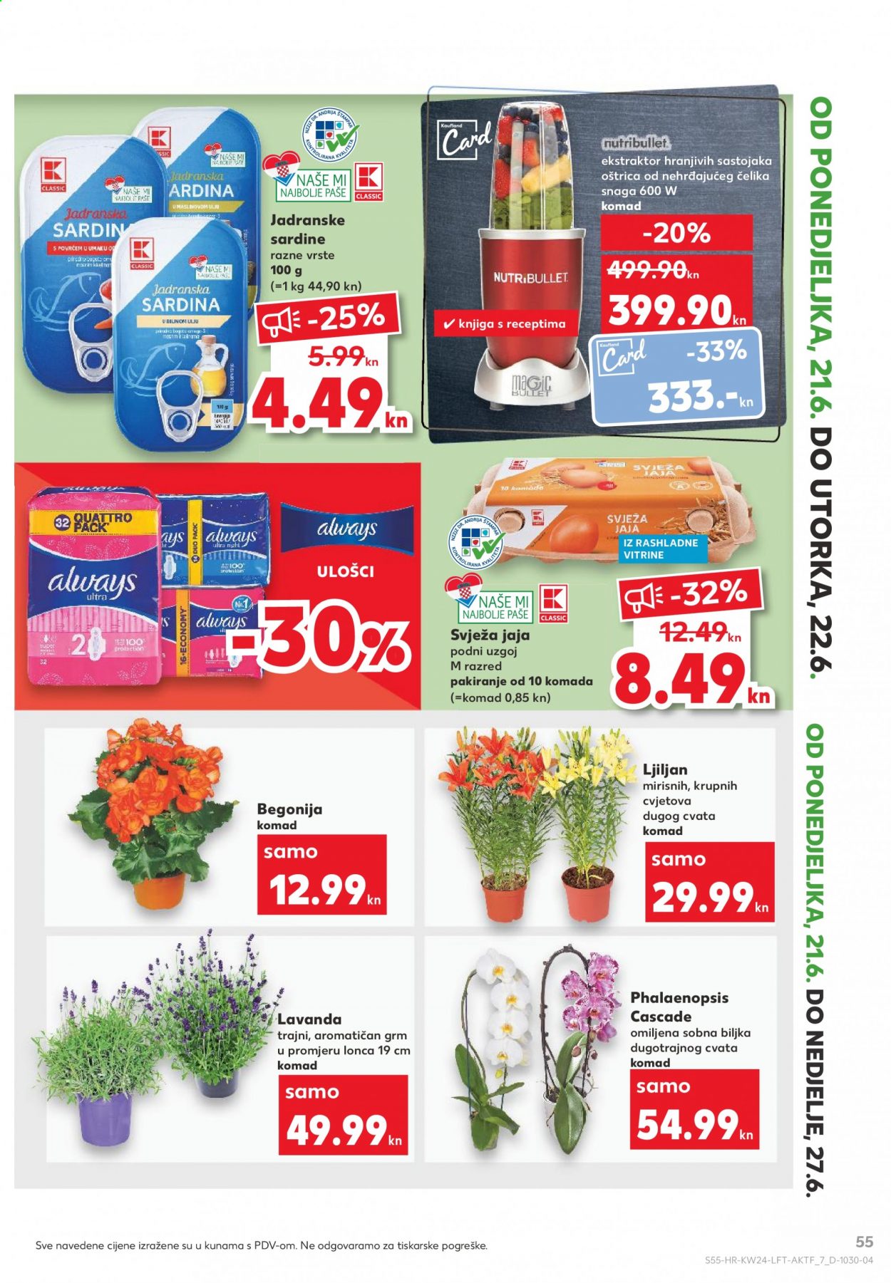 Kaufland katalog - 17.06.2021. - 22.06.2021. Stranica 55