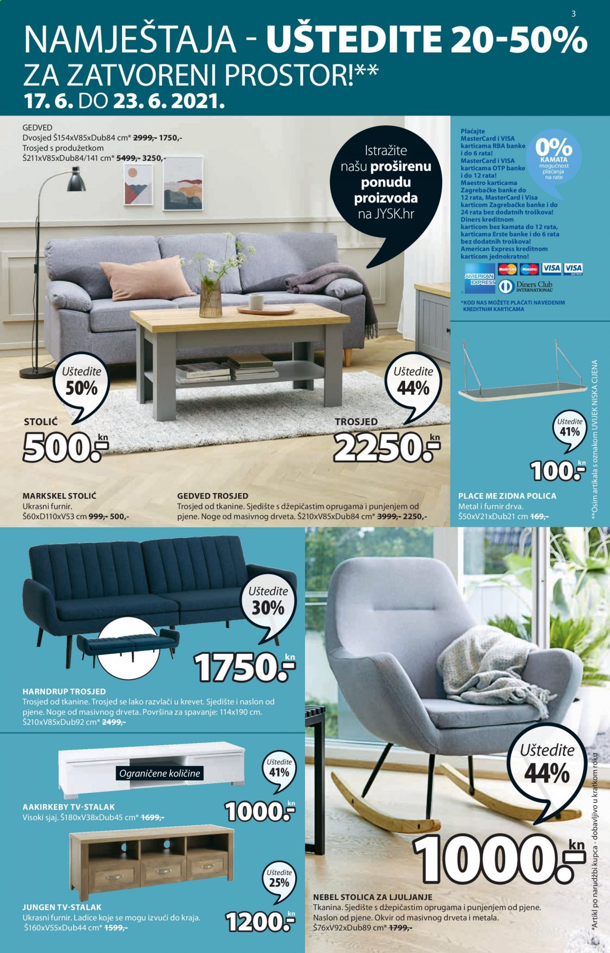 JYSK katalog - 17.06.2021. - 30.06.2021. Stranica 3