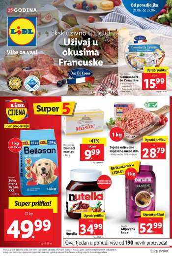 Lidl katalog - 21.06.2021. - 27.06.2021.