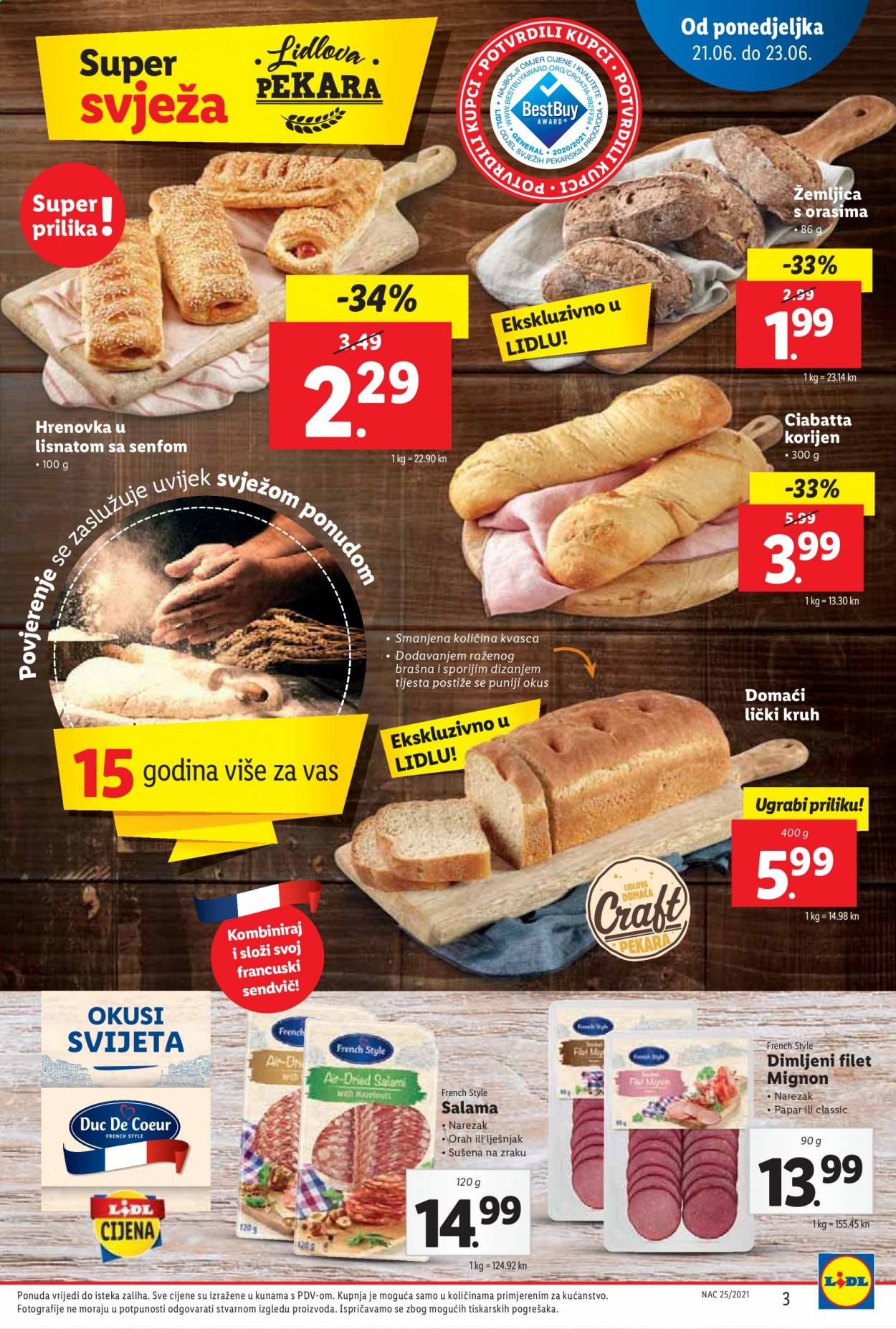 Lidl katalog - 21.06.2021. - 27.06.2021. Stranica 3