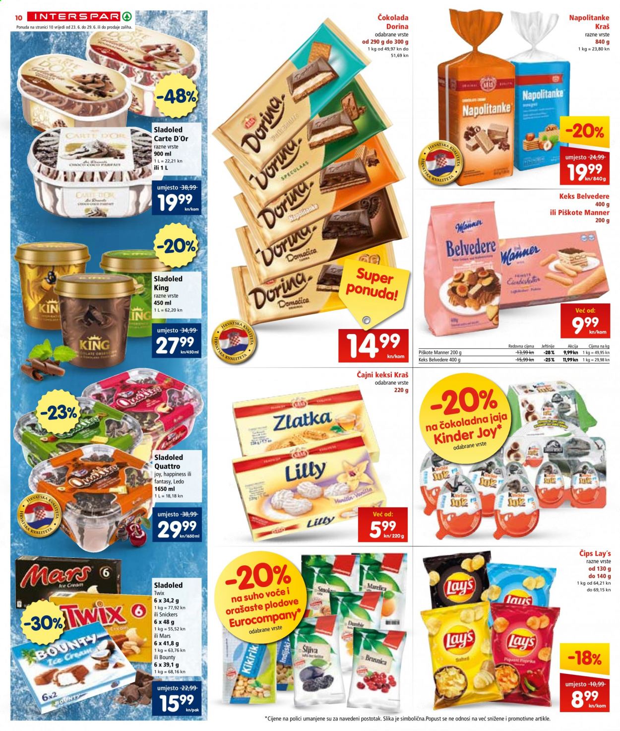 INTERSPAR katalog - 23.06.2021. - 29.06.2021. Stranica 10
