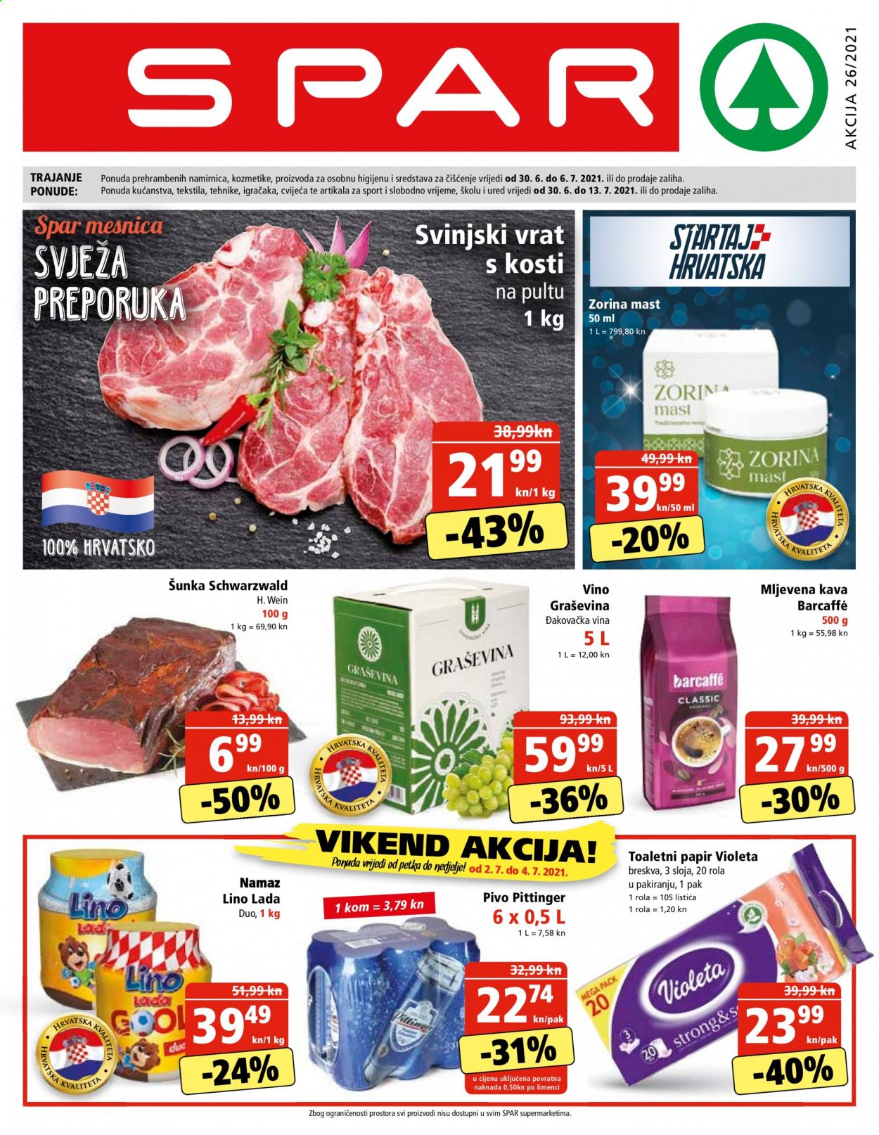 SPAR katalog - 30.06.2021. - 06.07.2021. Stranica 1