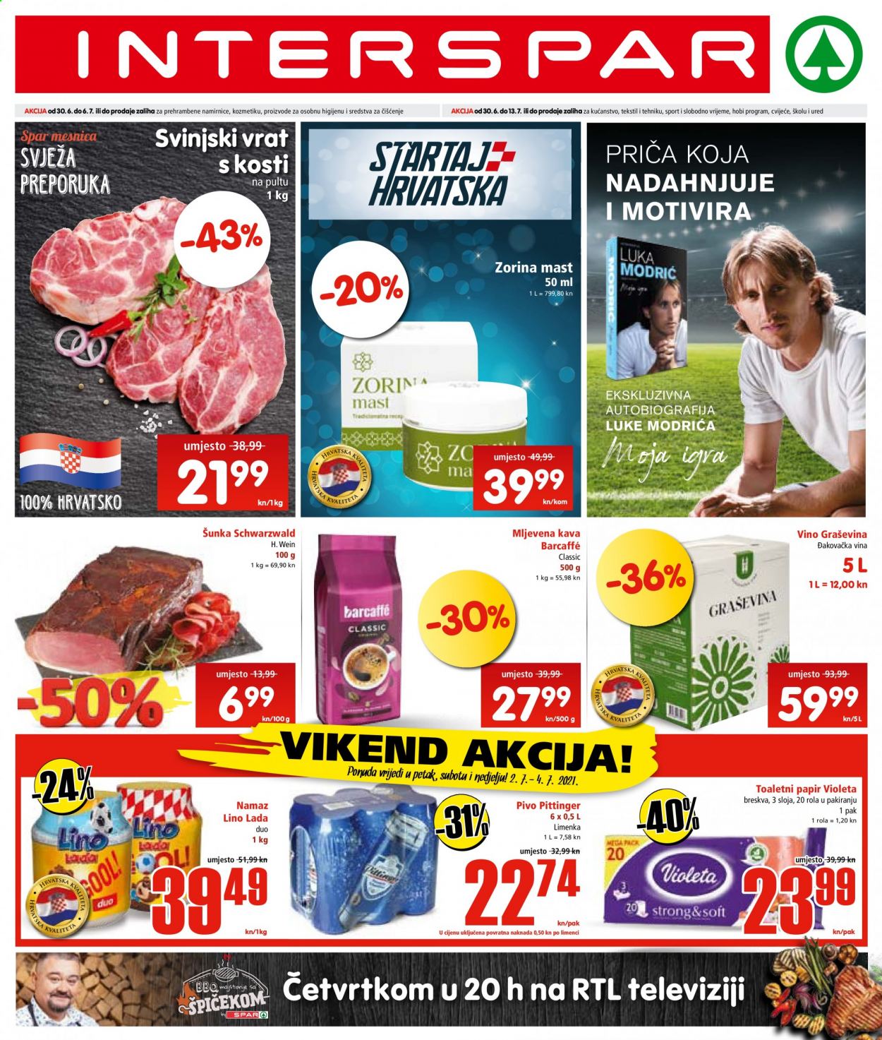 INTERSPAR katalog - 30.06.2021. - 06.07.2021. Stranica 1