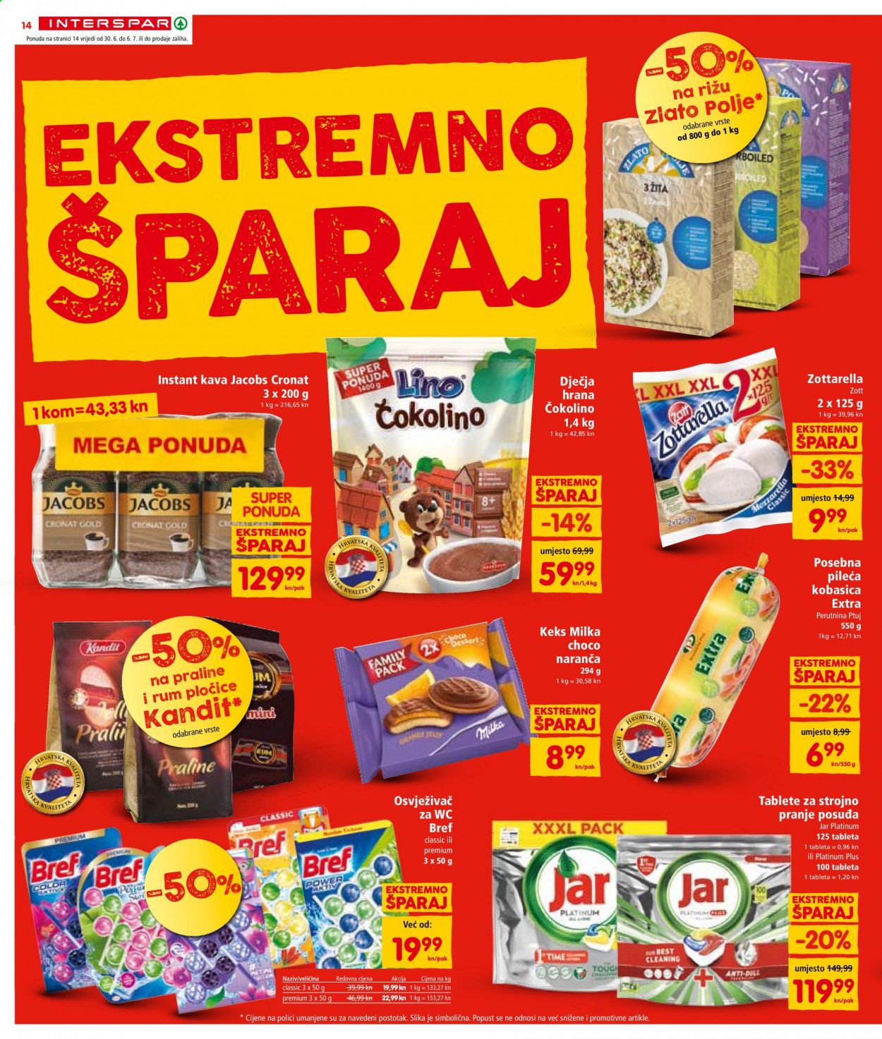 INTERSPAR katalog - 30.06.2021. - 06.07.2021. Stranica 14