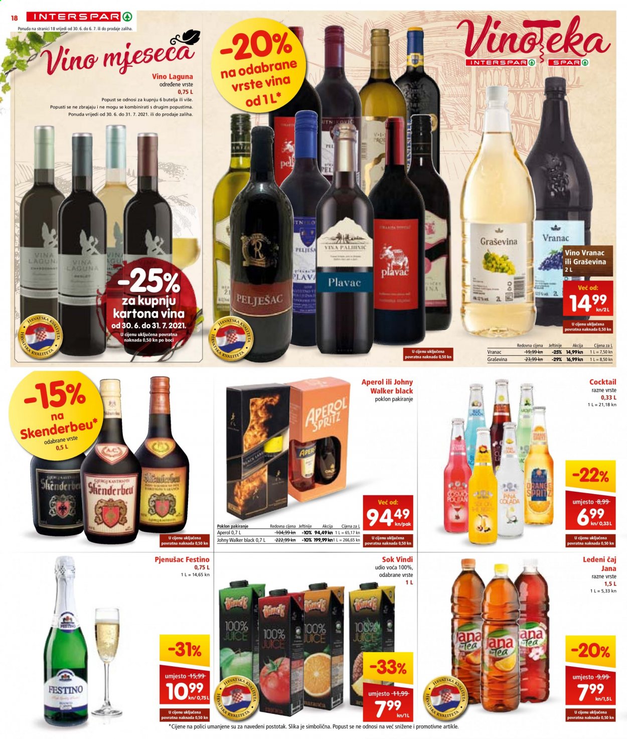 INTERSPAR katalog - 30.06.2021. - 06.07.2021. Stranica 18