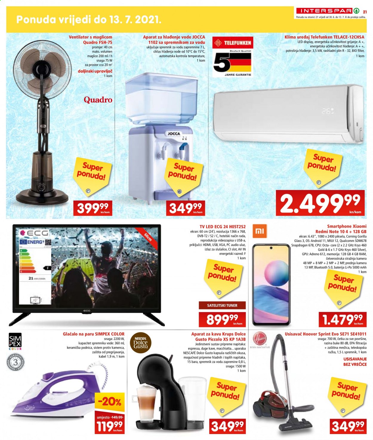 INTERSPAR katalog - 30.06.2021. - 06.07.2021. Stranica 21