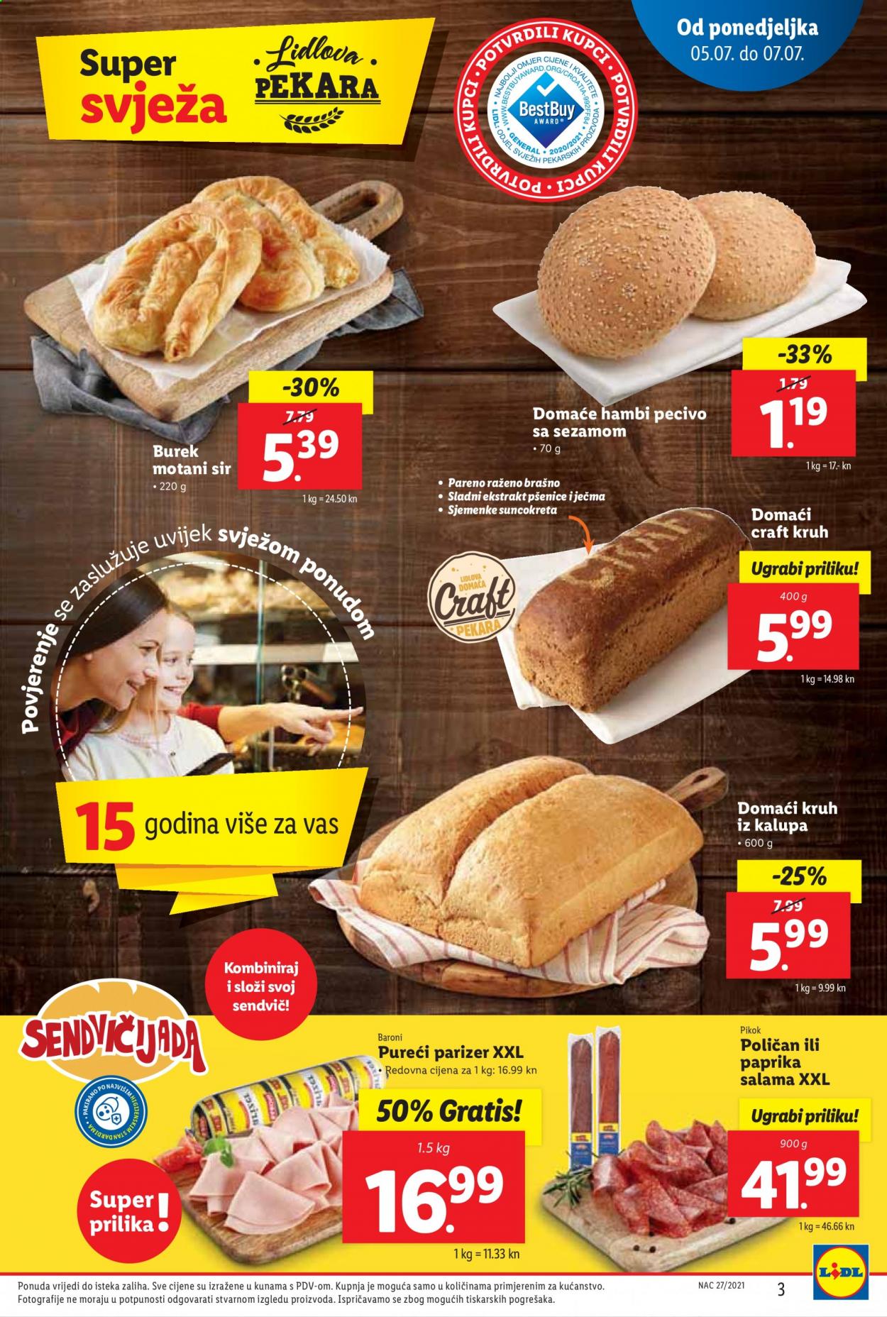 Lidl katalog - 05.07.2021. - 11.07.2021. Stranica 3