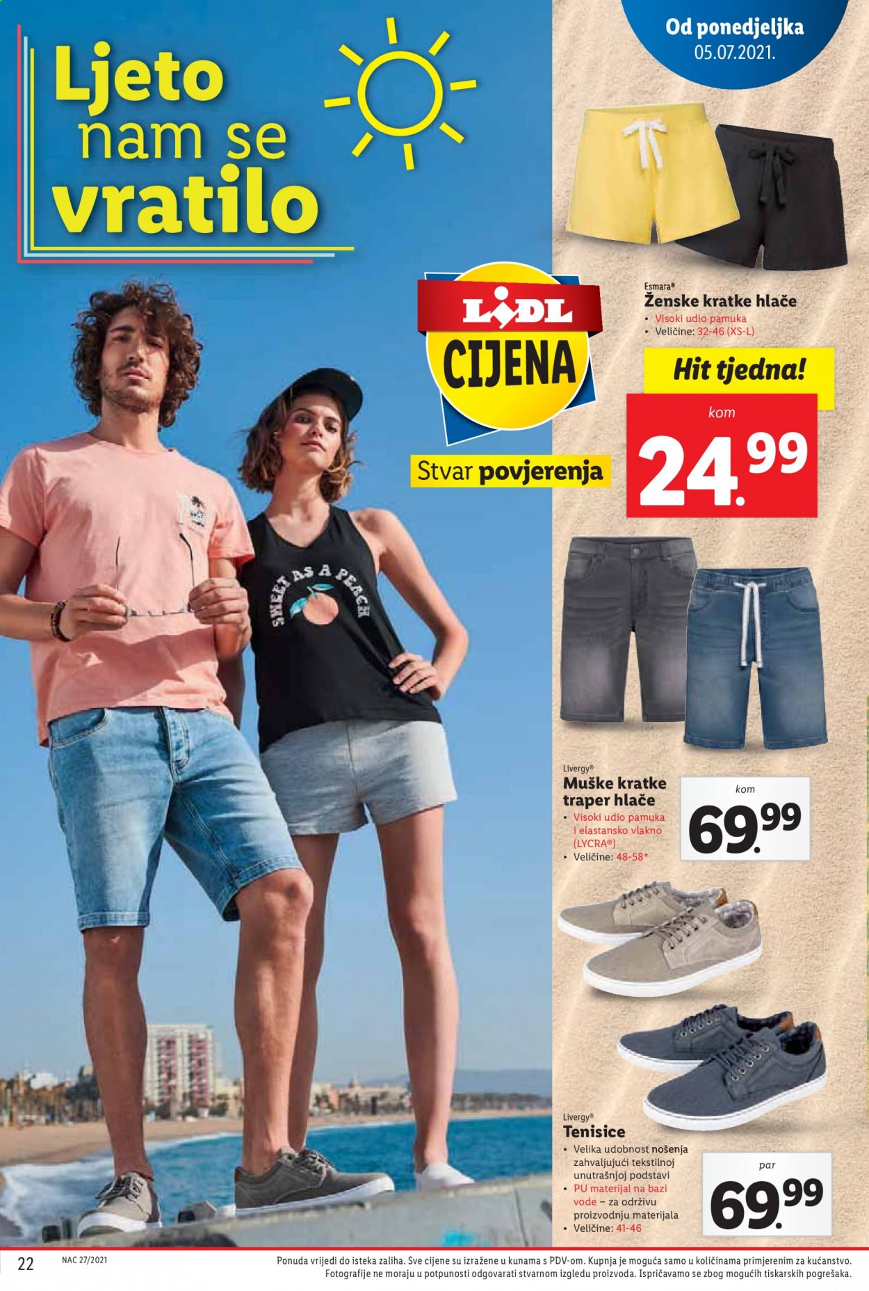Lidl katalog - 05.07.2021. - 11.07.2021. Stranica 22