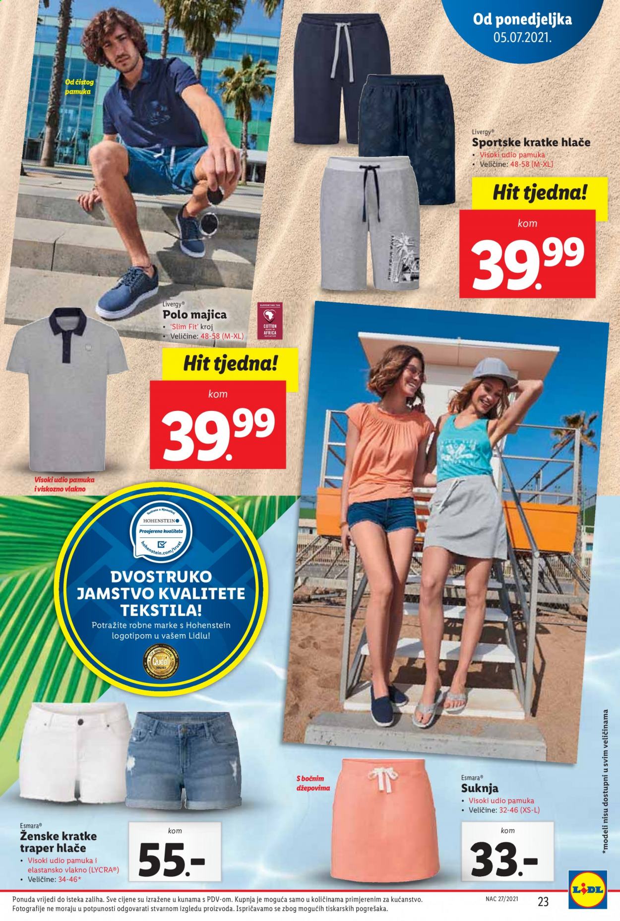 Lidl katalog - 05.07.2021. - 11.07.2021. Stranica 23
