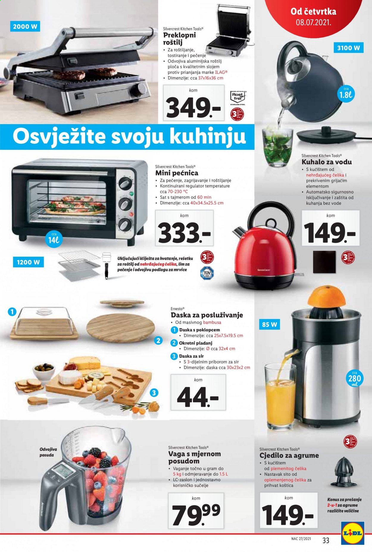 Lidl katalog - 05.07.2021. - 11.07.2021. Stranica 33