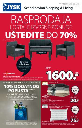 JYSK katalog - 01.07.2021. - 14.07.2021.