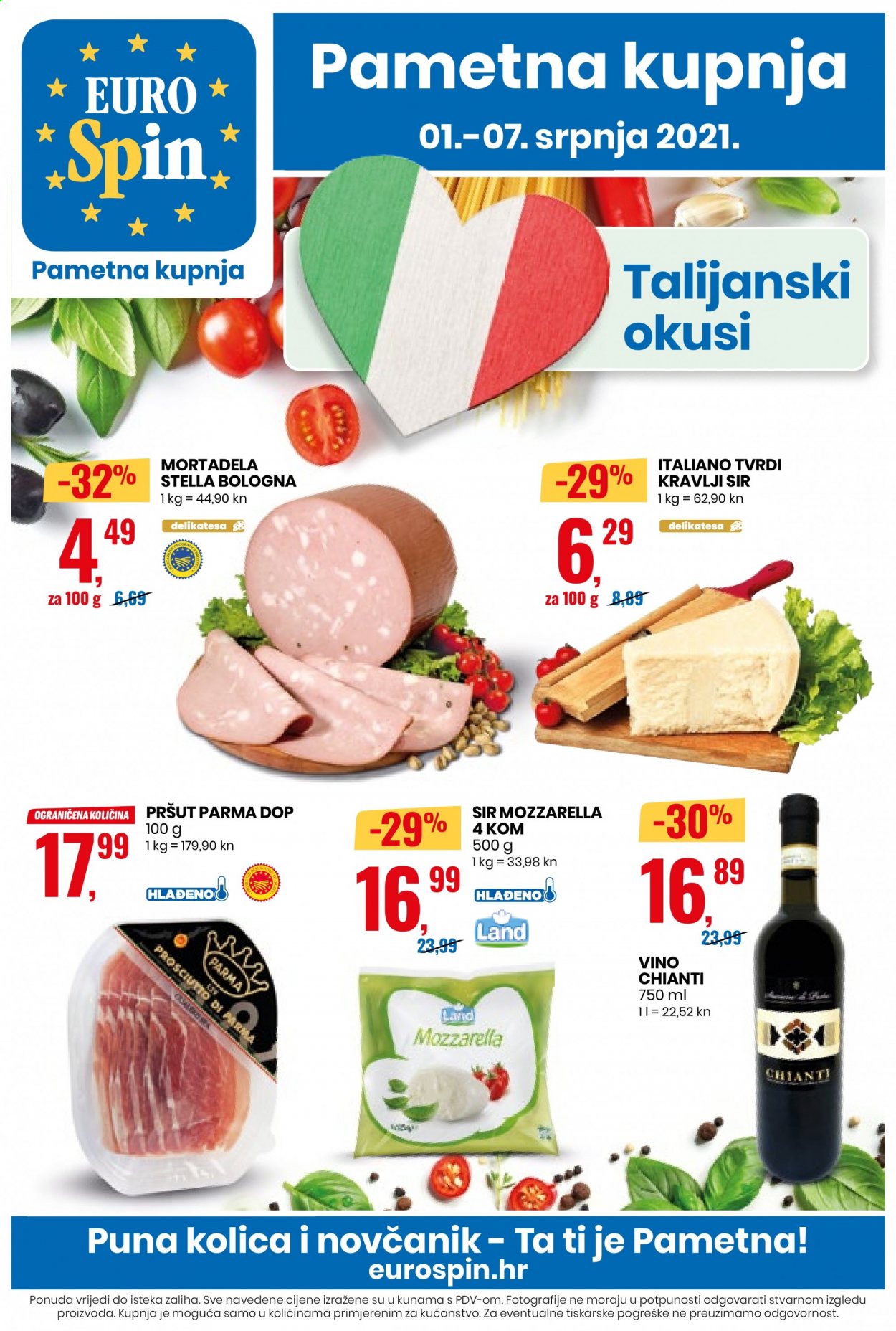 Eurospin katalog - 01.07.2021. - 07.07.2021. Stranica 1