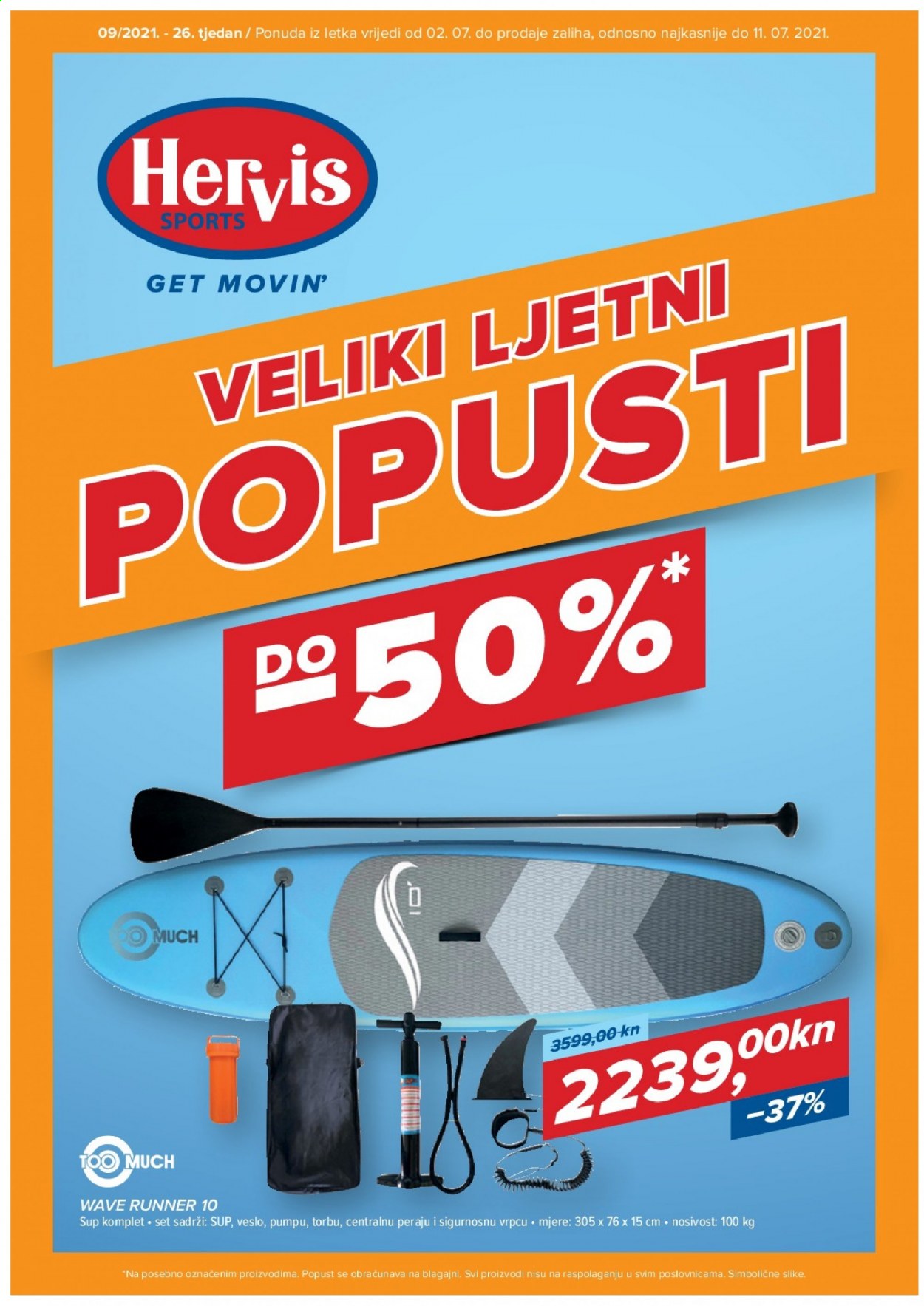 Hervis katalog - 02.07.2021. - 11.07.2021. Stranica 1