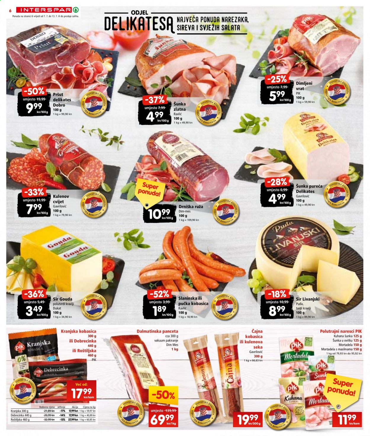 INTERSPAR katalog - 07.07.2021. - 13.07.2021. Stranica 6